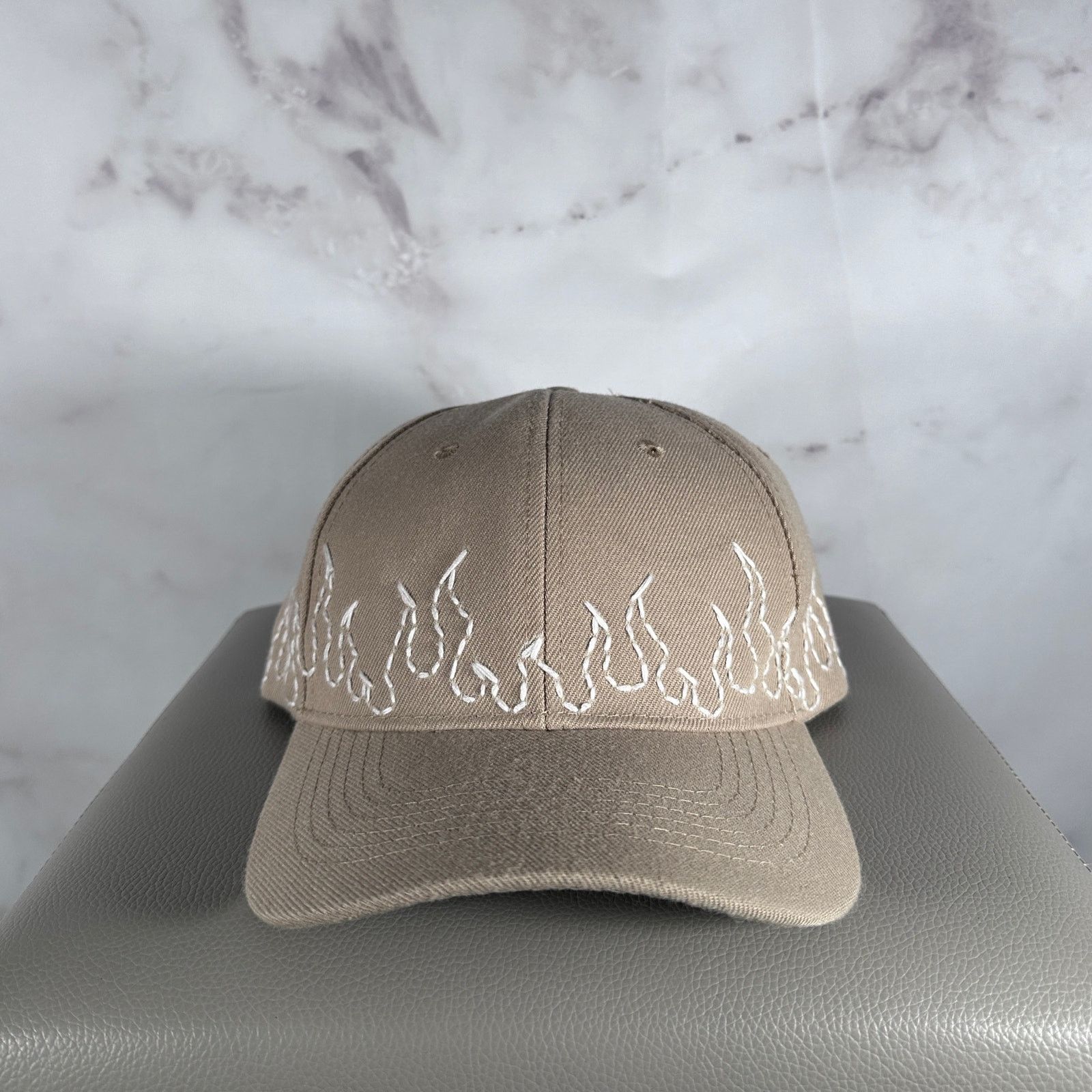 Other Tan Flame Strapback Hat Size ONE SIZE - 1 Thumbnail