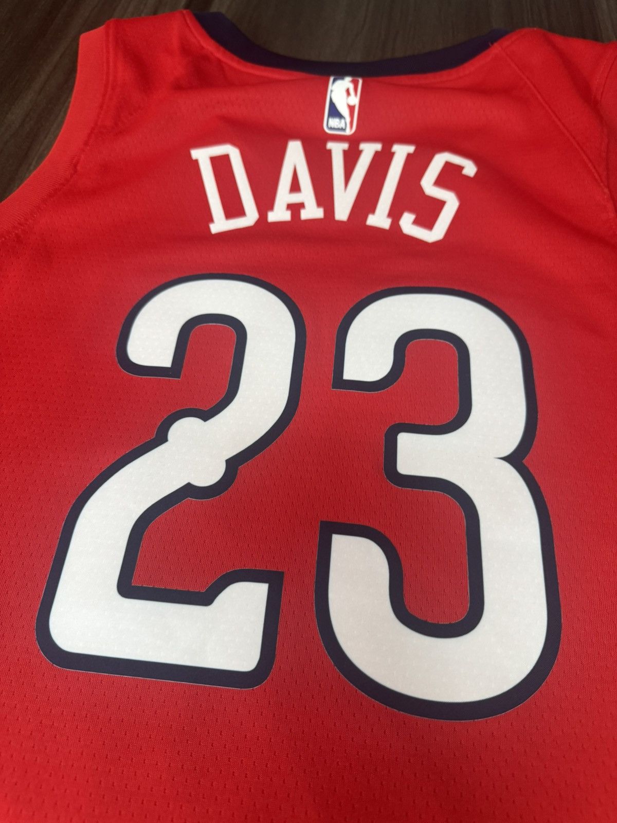 Nike New Orleans Pelicans Anthony Davis #23 Red Swingman Jersey Size US XL / EU 56 / 4 - 9 Thumbnail