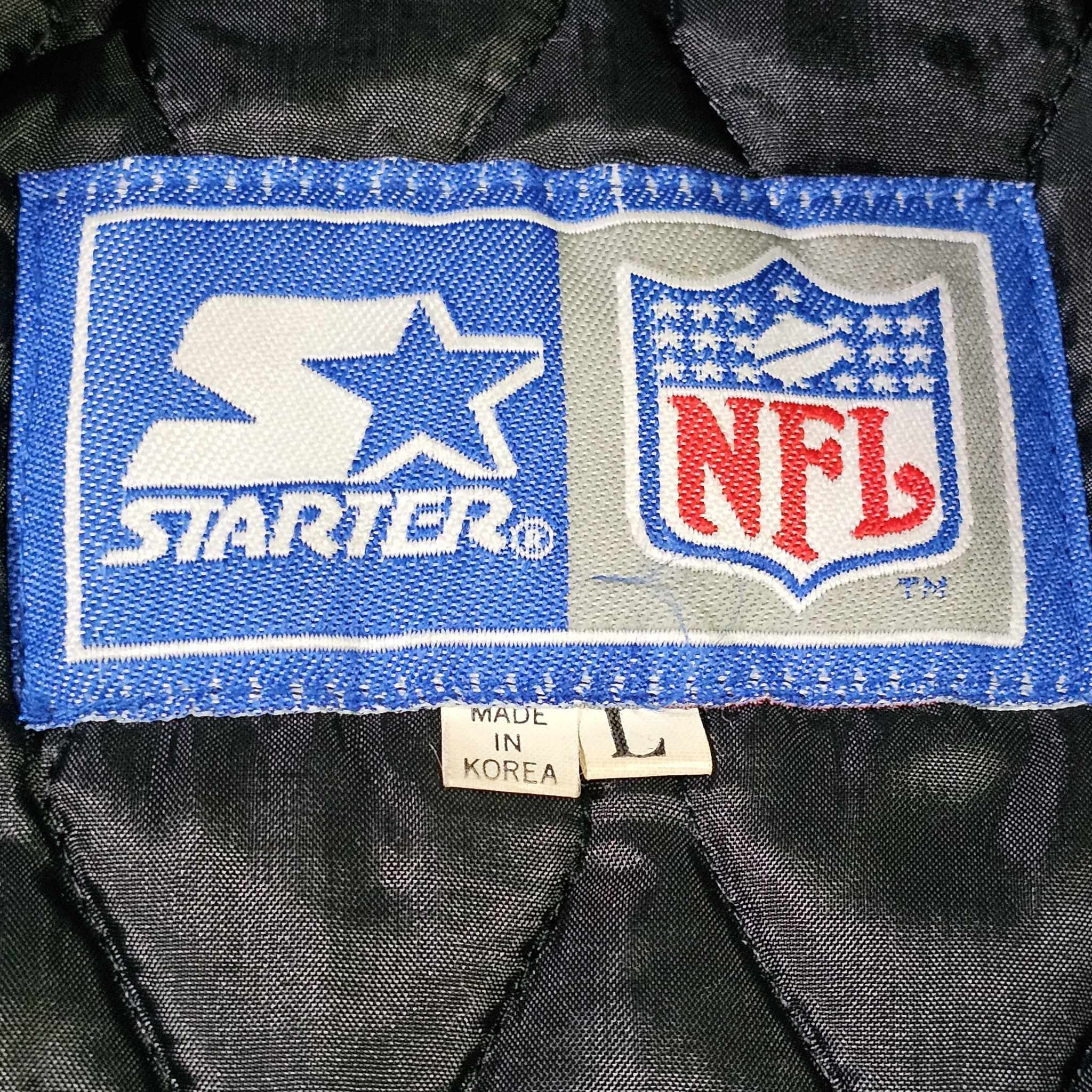 NFL × Starter × Vintage New York Giants Vintage 90s Starter Puffer Parka Jacket Size US XL / EU 56 / 4 - 5 Thumbnail