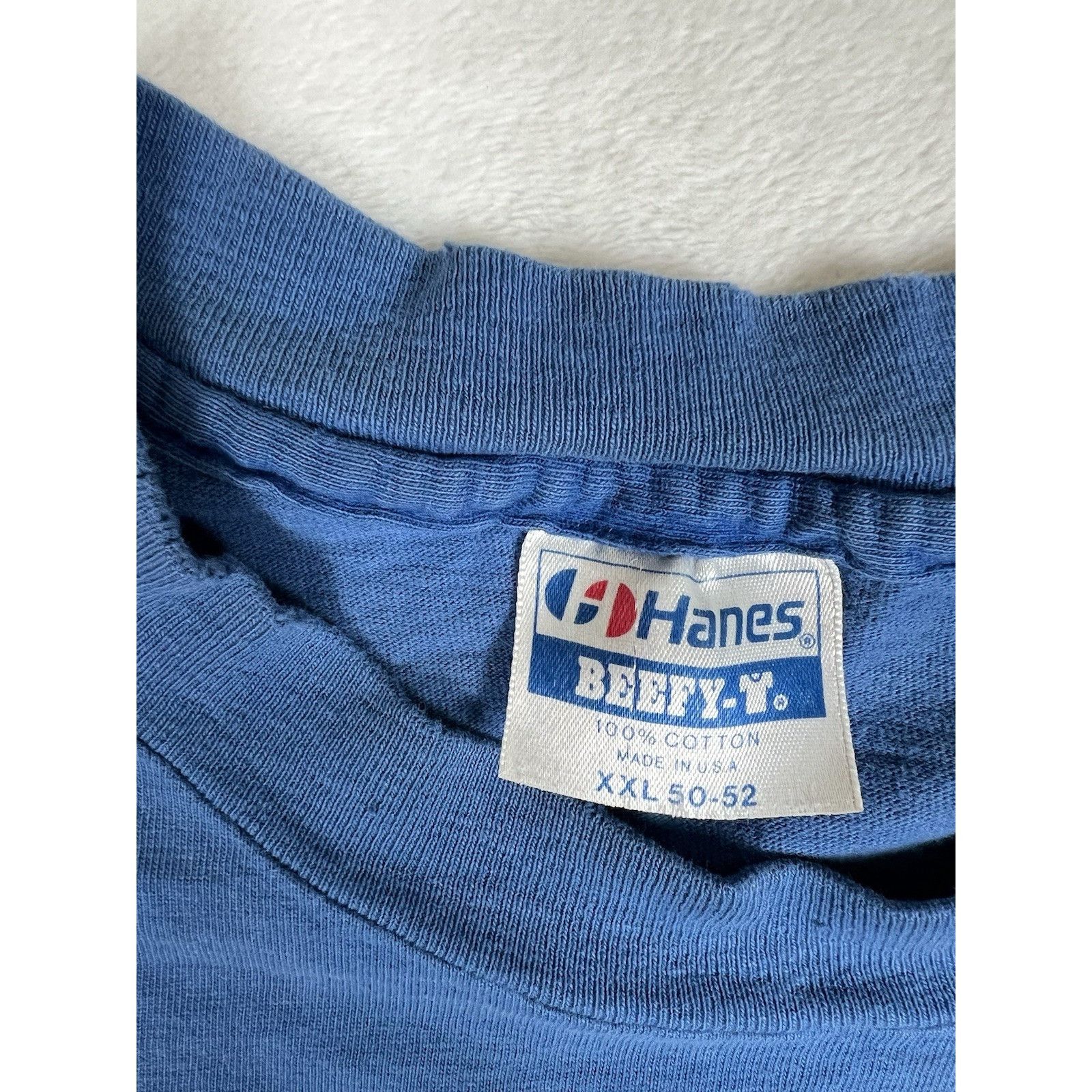 Hanes Vintage Lake Tahoe T-Shirt Size XL Skiing Single Stitch Made Size US XL / EU 56 / 4 - 5 Thumbnail