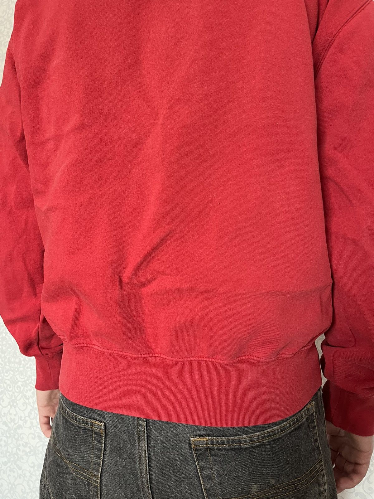 Carhartt × Vintage Vintage 90s Carhartt Men Distressed Red Logo Hoodie Size US L / EU 52-54 / 3 - 12 Thumbnail