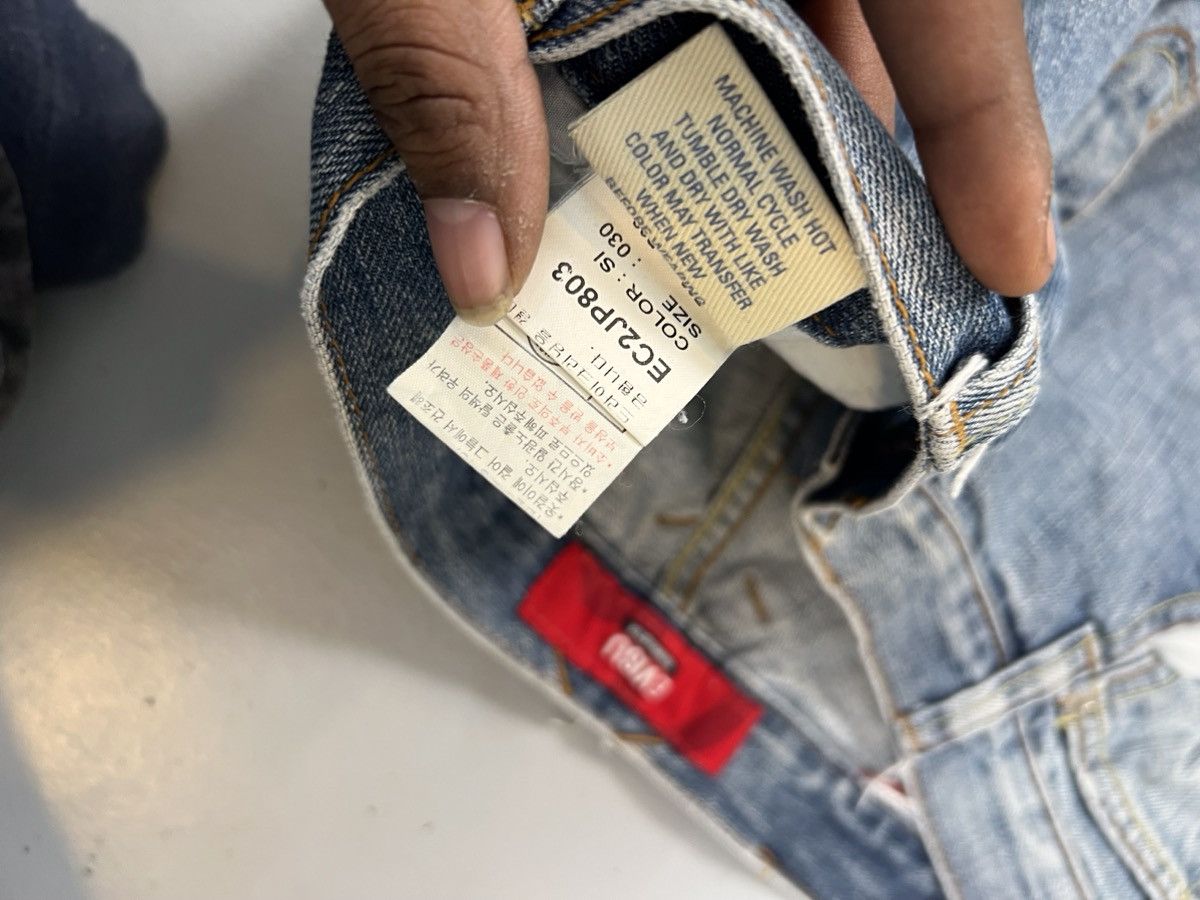 Vintage Vintage Evisu inspired buckle belt denim Size US 30 / EU 46 - 9 Thumbnail