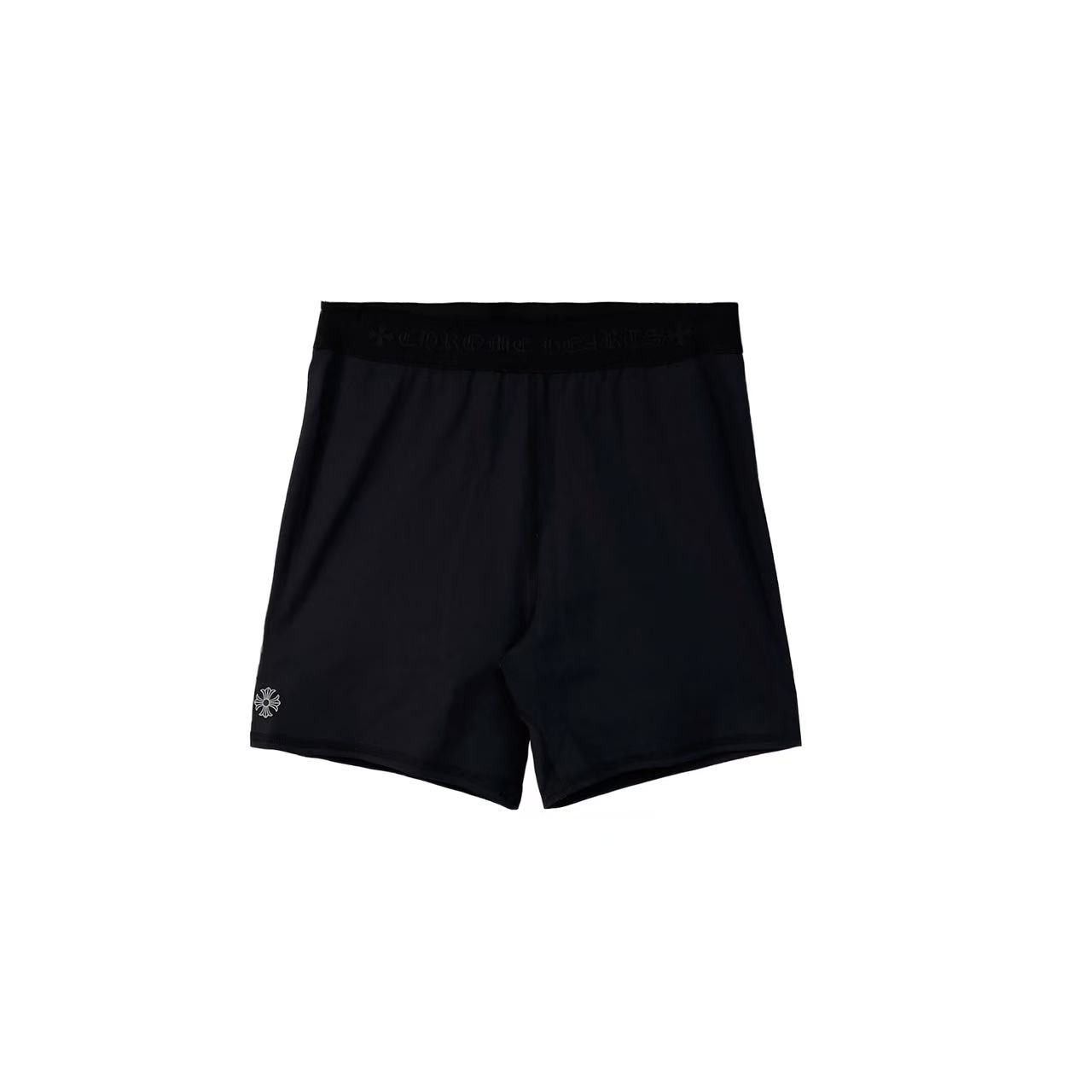 Chrome Hearts Chrome Hearts Black CH Logo Yoga Wear Sports Shorts Size 26" / US 2 / IT 38 - 1 Thumbnail
