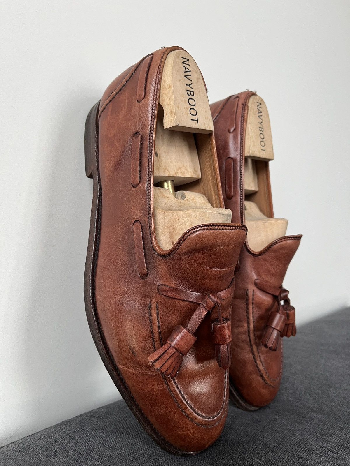 Cheaney Cheaney Boston Brown Made in England Loafers sz UK8 Size US 9 / EU 42 - 4 Thumbnail