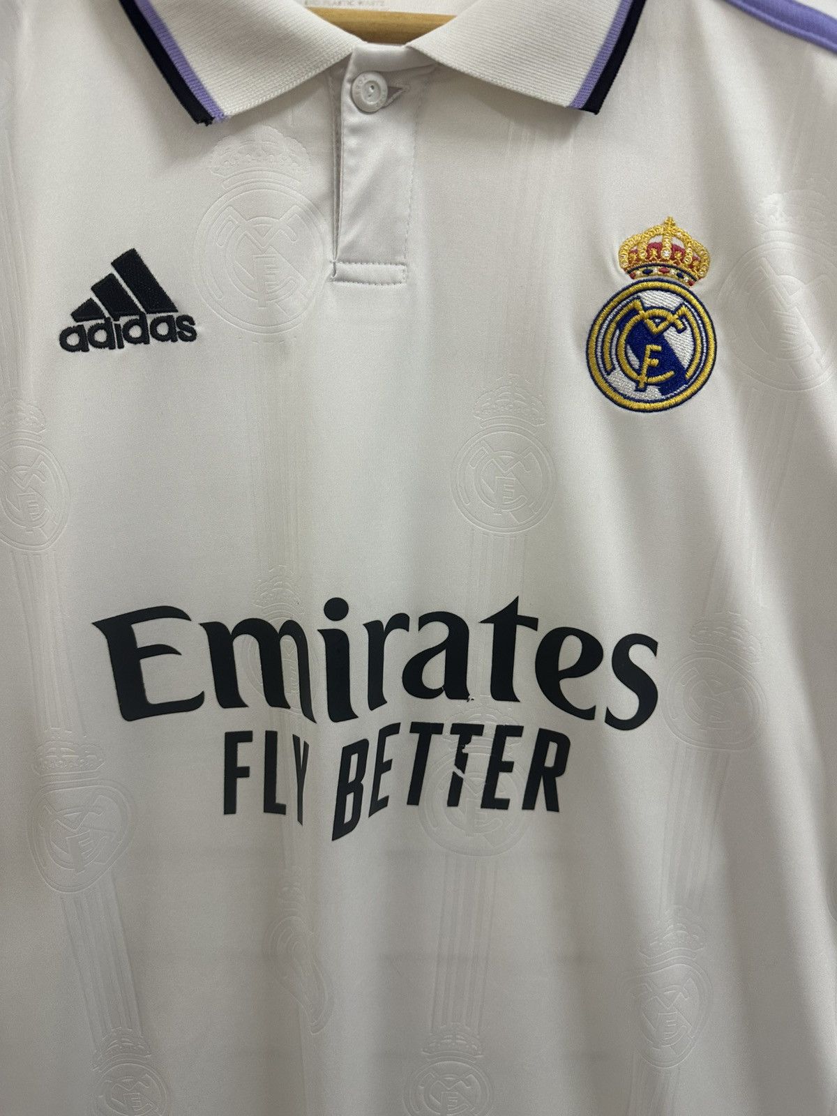 Adidas Adidas Real Madrid 22/23 Home Long Sleeve Jersey Size US XL / EU 56 / 4 - 6 Thumbnail