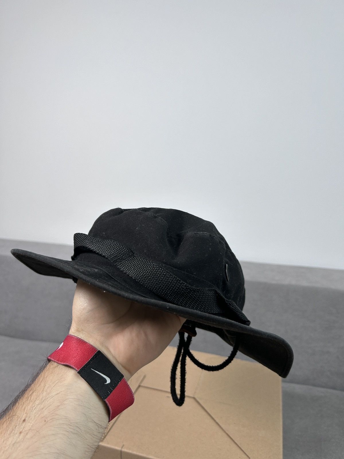 Other Military Boonie Bucket Hat Black Size ONE SIZE - 6 Thumbnail