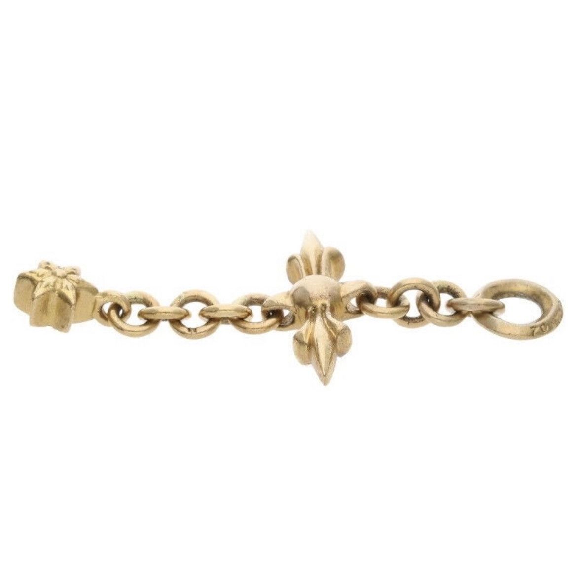 Chrome Hearts Chrome Hearts 22K Roly Cross Gold Necklace Size ONE SIZE - 5 Thumbnail