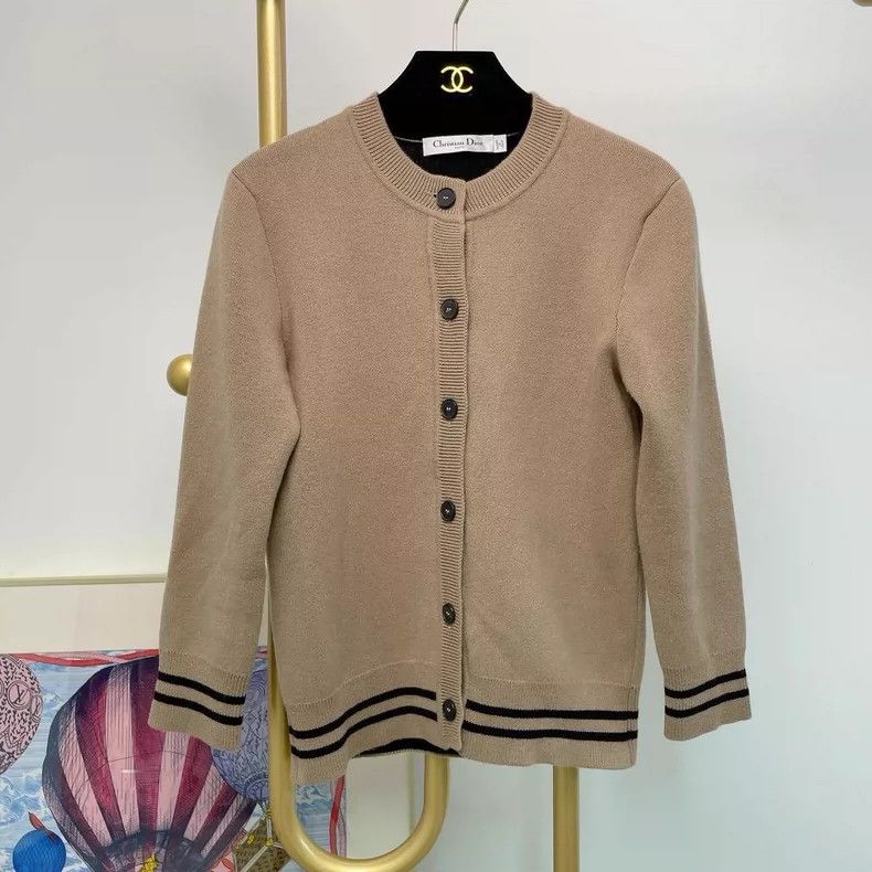 Dior Dior Long-sleeved cashmere cardigan coat Size XS / US 0-2 / IT 36-38 - 2 Thumbnail