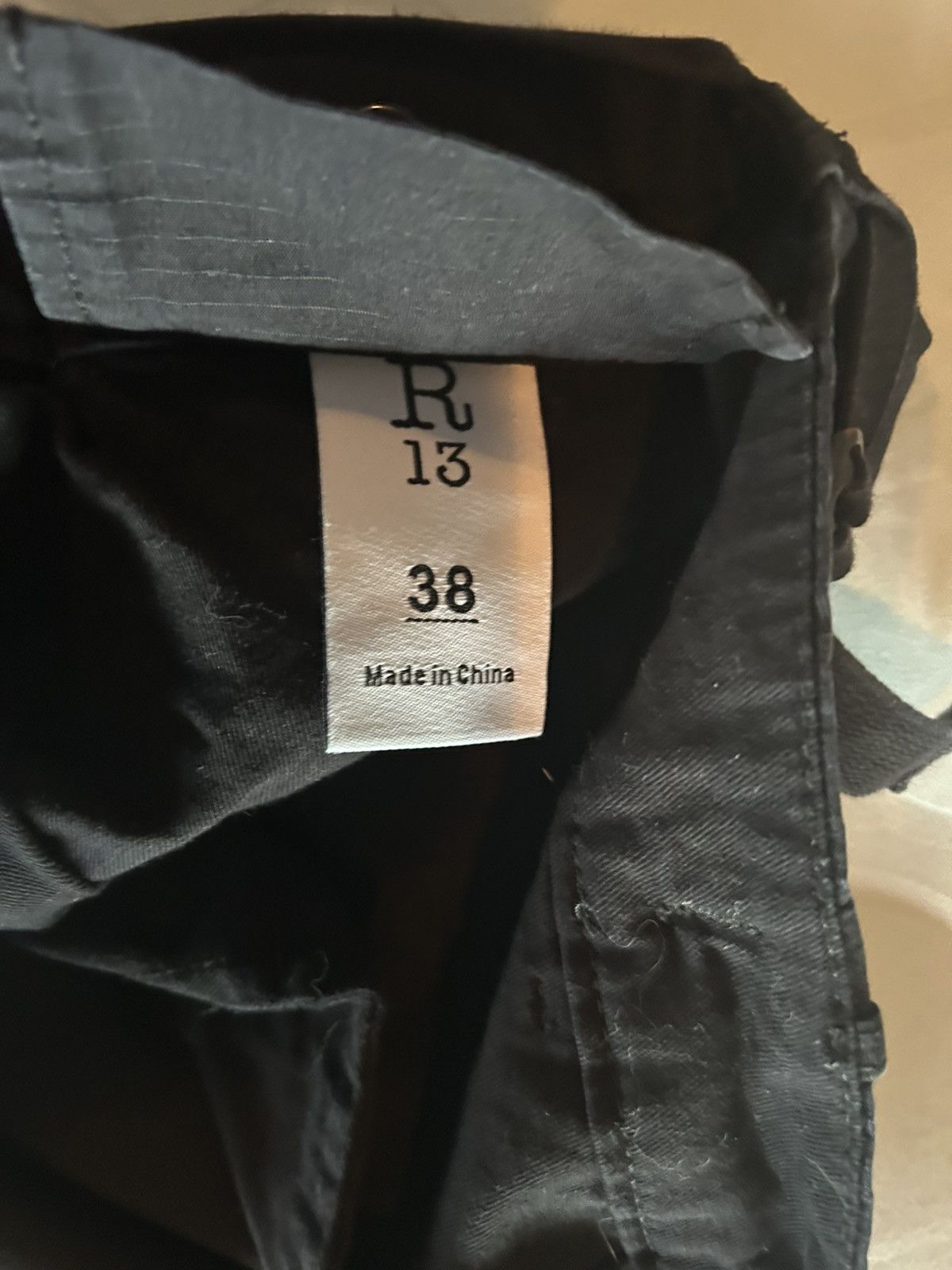 R13 R13 black cotton cargo pants size 38 Size US 38 / EU 54 - 8 Thumbnail