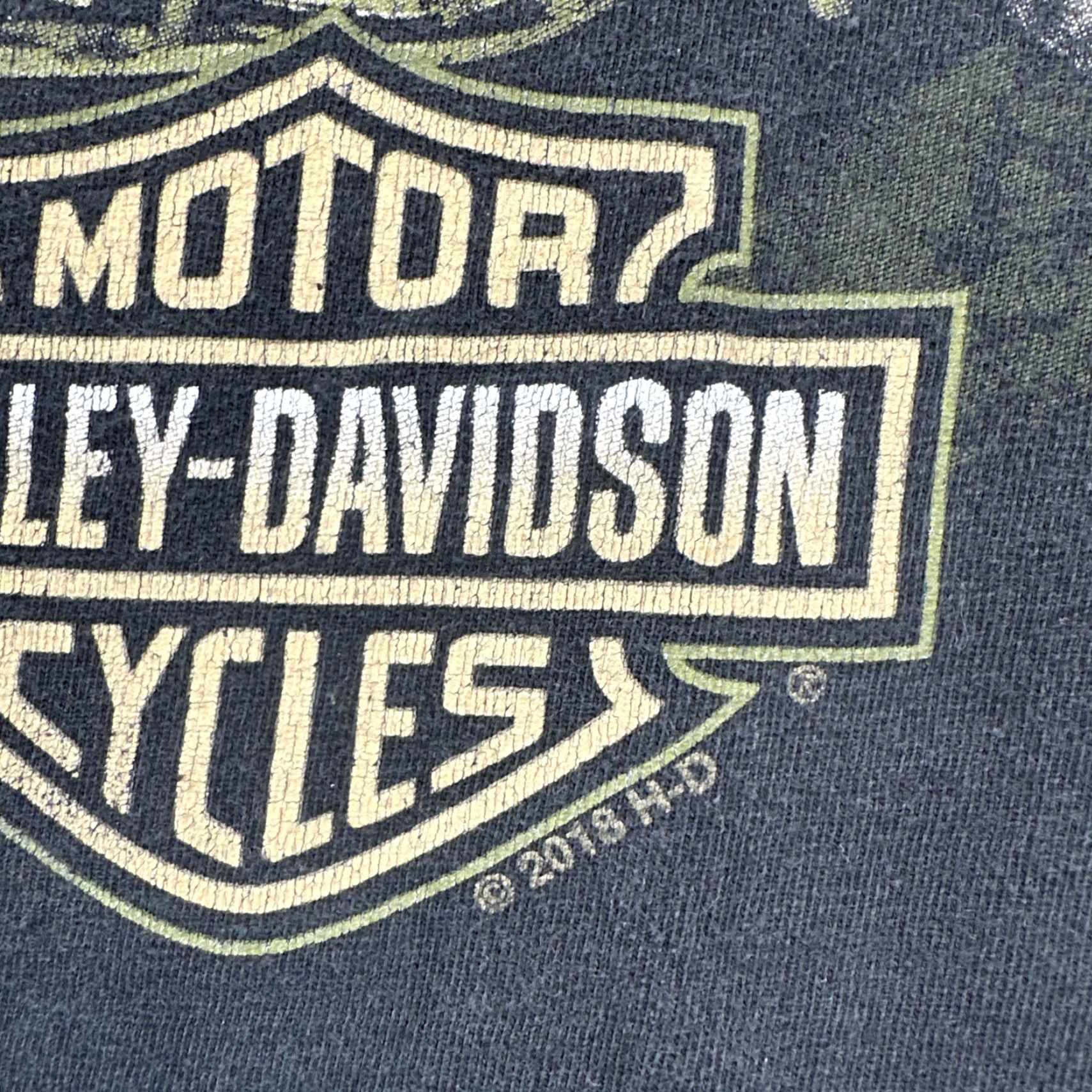 Harley Davidson VINTAGE Harley-Davidson Men’s XL Black Biker T-Shirt Las Vegas HD EUC Size US XL / EU 56 / 4 - 7 Thumbnail