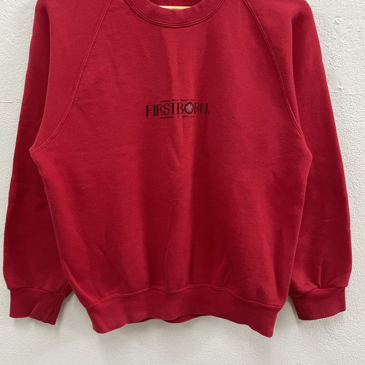 Japanese Brand × Vintage 🔥Vintage 80s First Born Automobile Mirror Print Sweatshirts Size US S / EU 44-46 / 1 - 5 Thumbnail