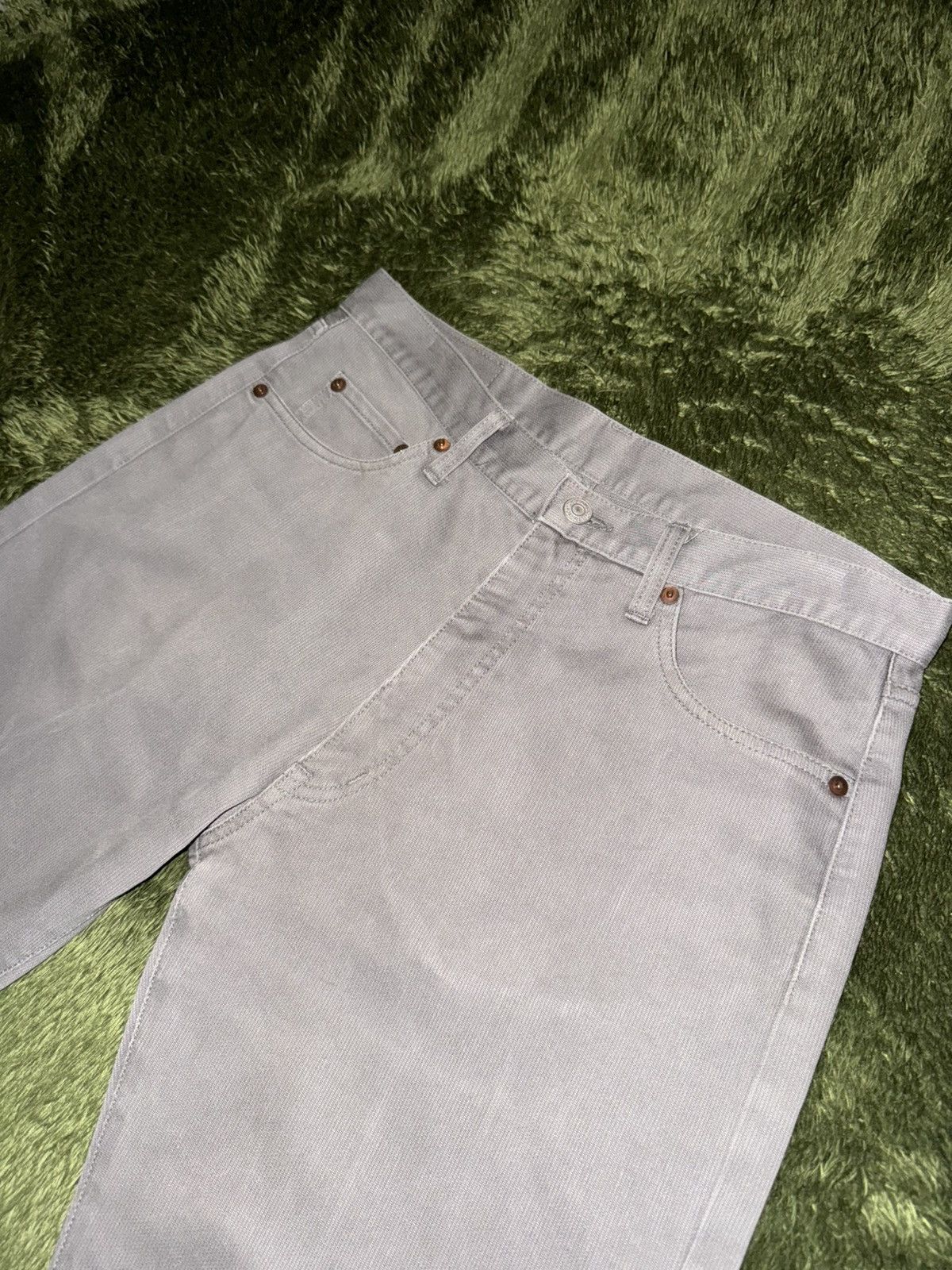 Beams Japan [W31/L34] BEAMS JAPAN 211 Original Denim Pants Gray Size US 31 - 2 Thumbnail