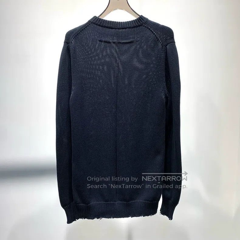 Givenchy Givenchy Black Destroyed Knit Sweater Size US S / EU 44-46 / 1 - 6 Thumbnail
