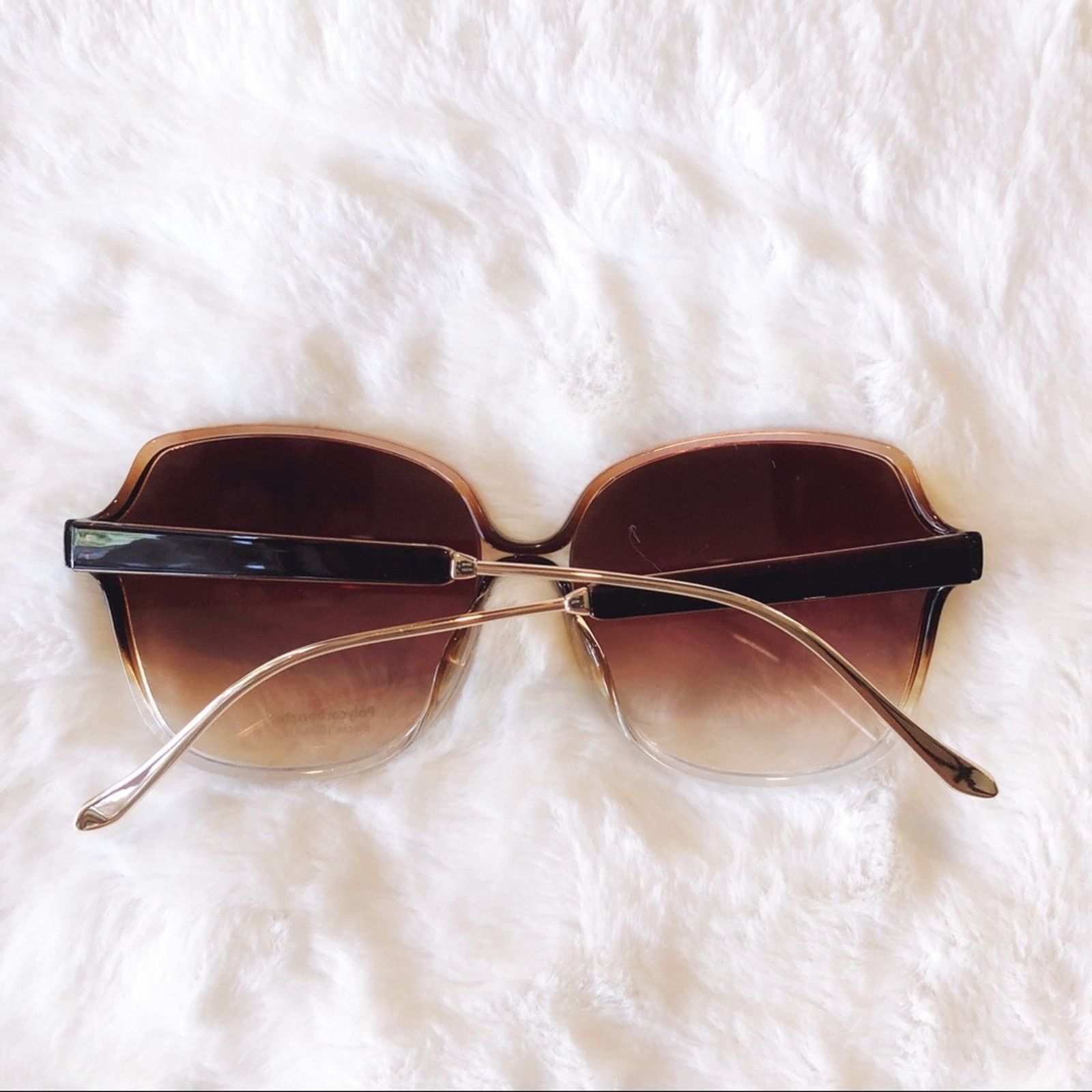 Other Charlotte Brown Oversized Metal Round Sunglasses Size ONE SIZE - 6 Thumbnail