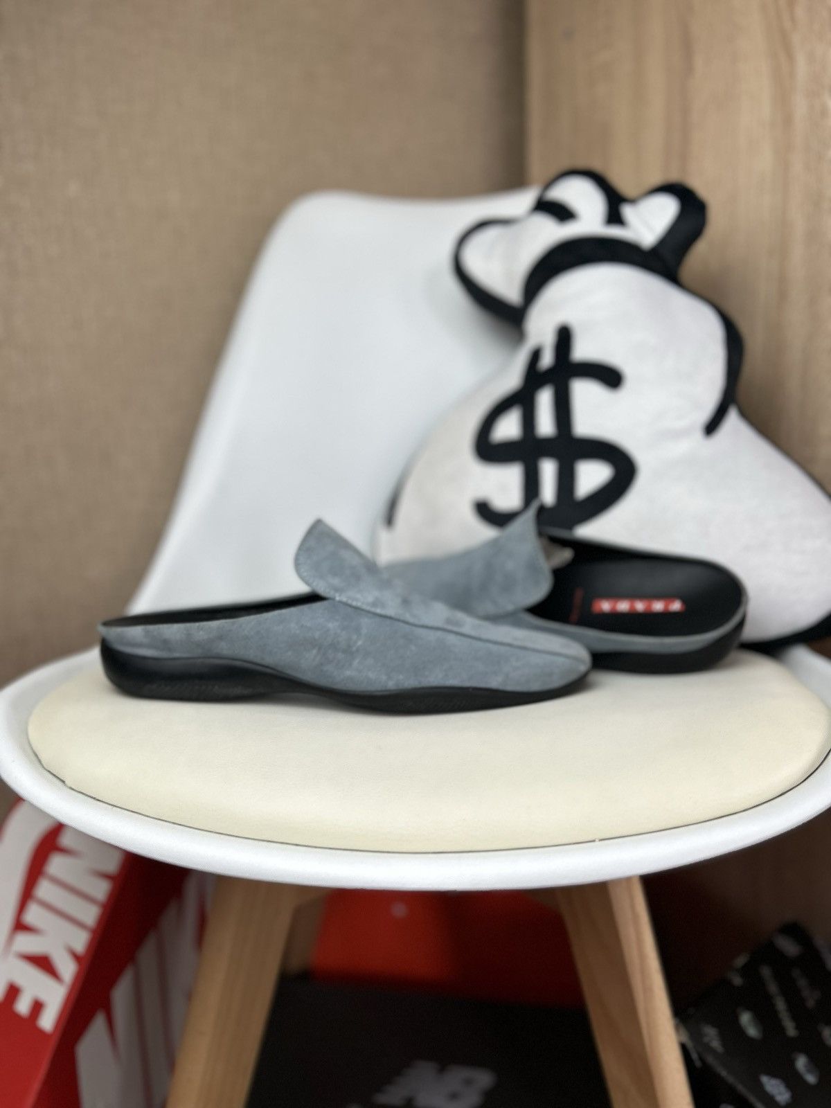 Prada × Vintage Prada mules size 39 Size US 9 / IT 39 - 2 Thumbnail