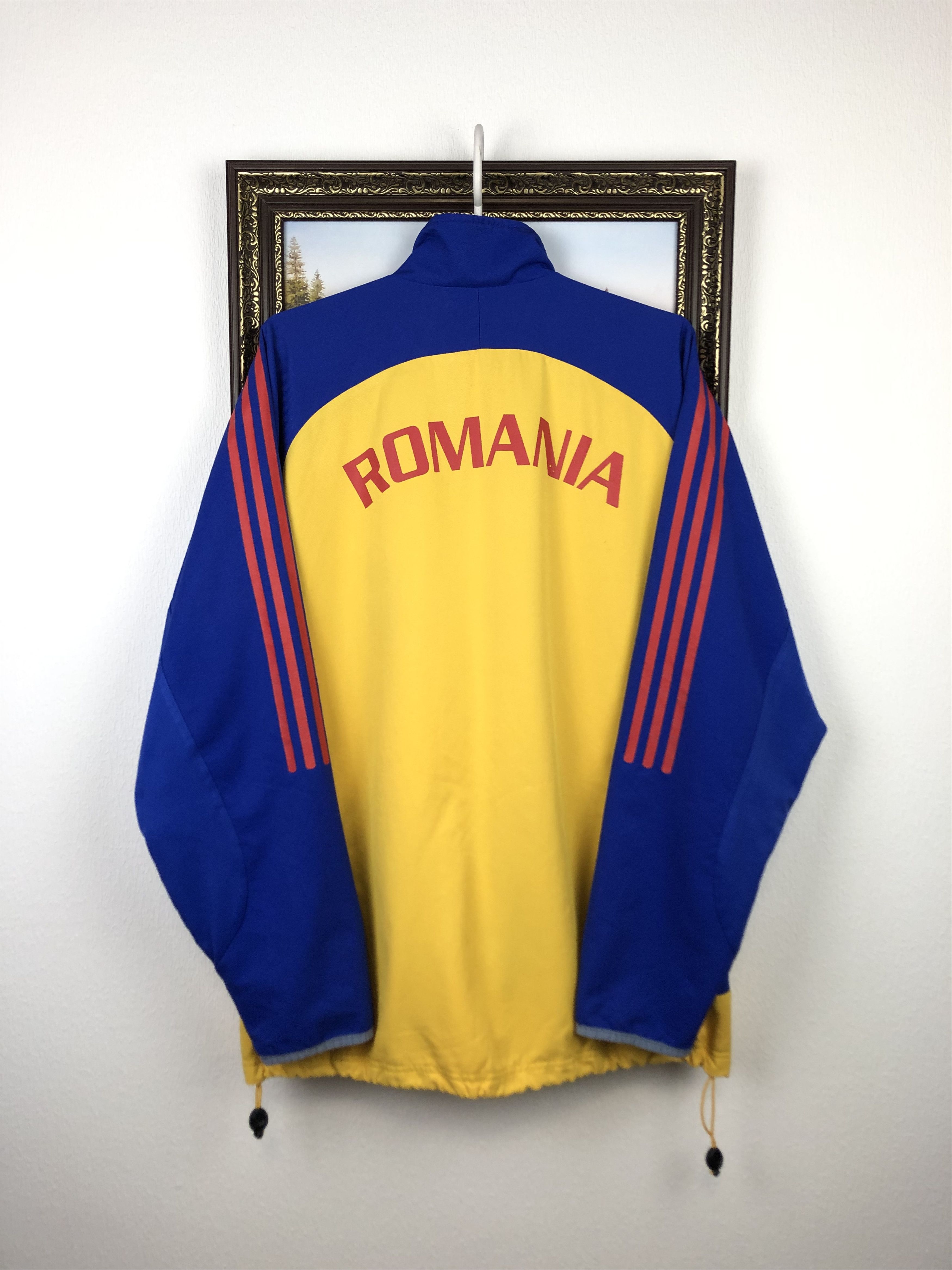 Adidas Vintage 90's Adidas Romania Football Jacket Soccer Track Top Size US XL / EU 56 / 4 - 11 Thumbnail