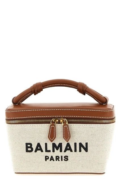 Balmain BALMAIN B-Army Brown Leather Top Handle Bag New Size ONE SIZE - 1 Thumbnail