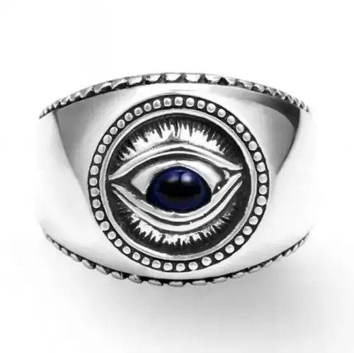 Jewelry Trendy Demon Eye Ring (size 7-13) Size ONE SIZE - 4 Thumbnail