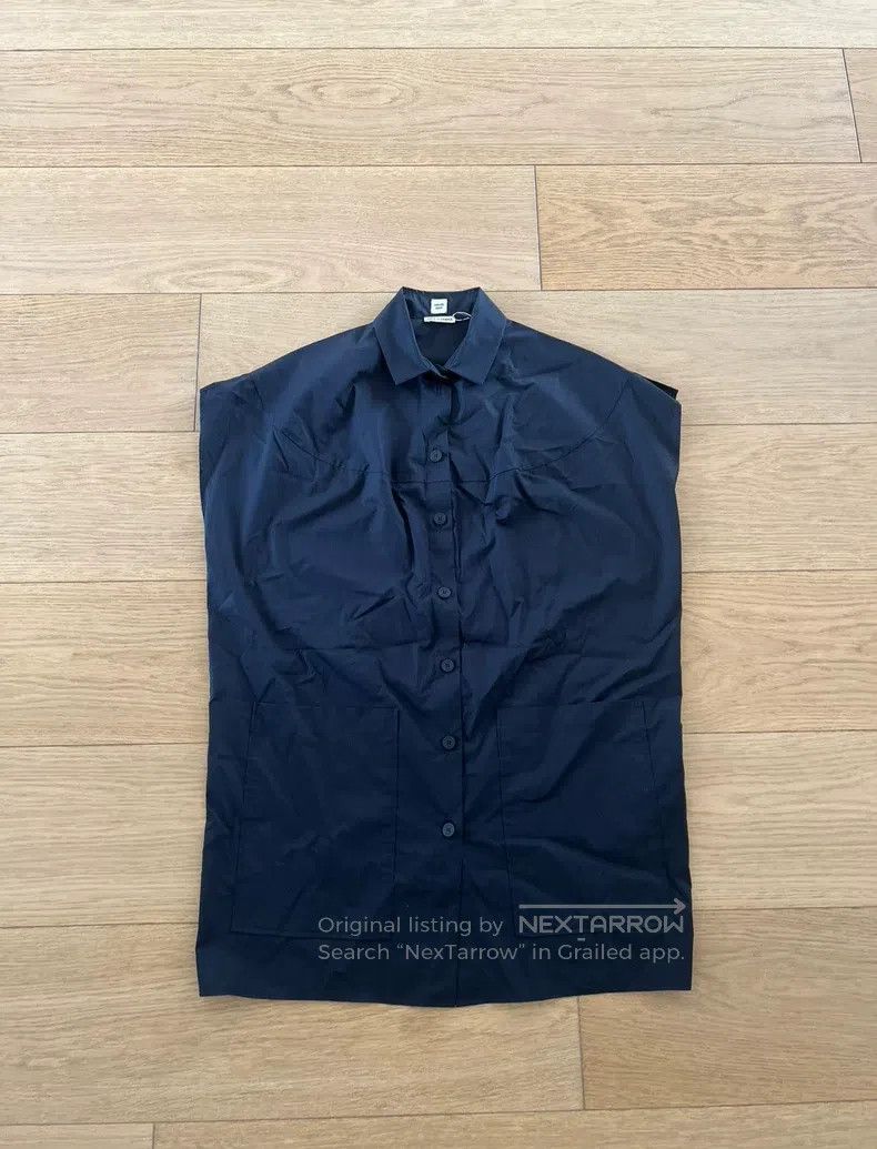 Hermes Hermes Dark blue long-sleeve shirt dress Size XXS / US 00 / IT 34 - 1 Thumbnail