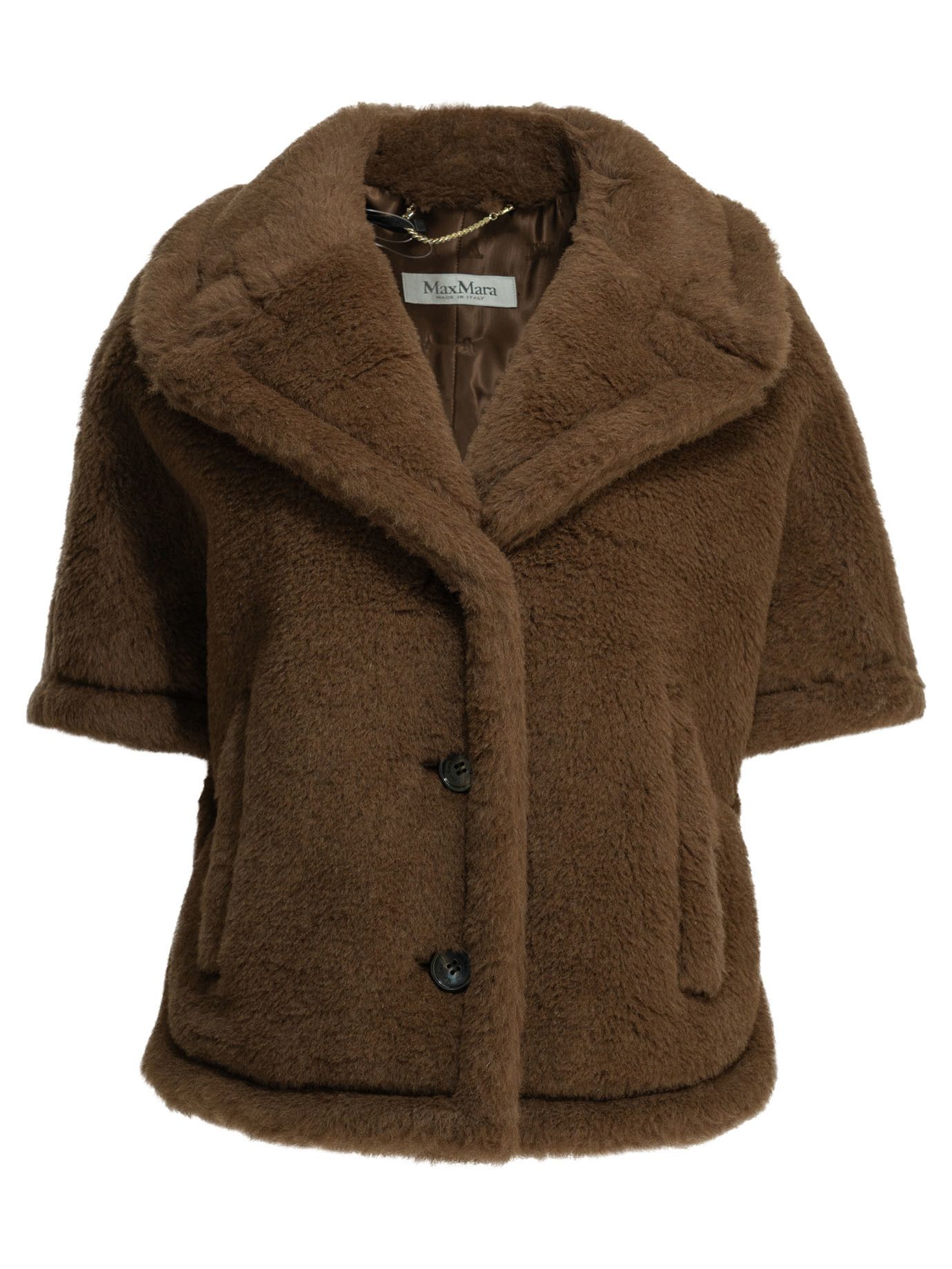 Max Mara Max Mara Mixed Alpaca Wool Coat With 3/4 Sleeves tag size S/M Women - USA Duties Paid Size S / US 4 / IT 40 - 1 Thumbnail