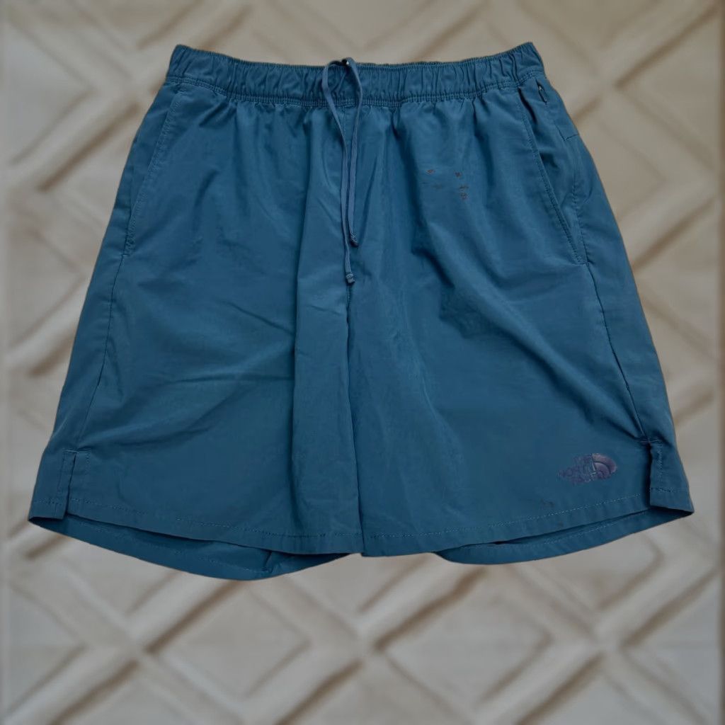 The North Face The North Face Wanderer 2 Outdoor Shorts Mens 7" Small teal Blue Elastic Hiking Size US 29 - 1 Thumbnail