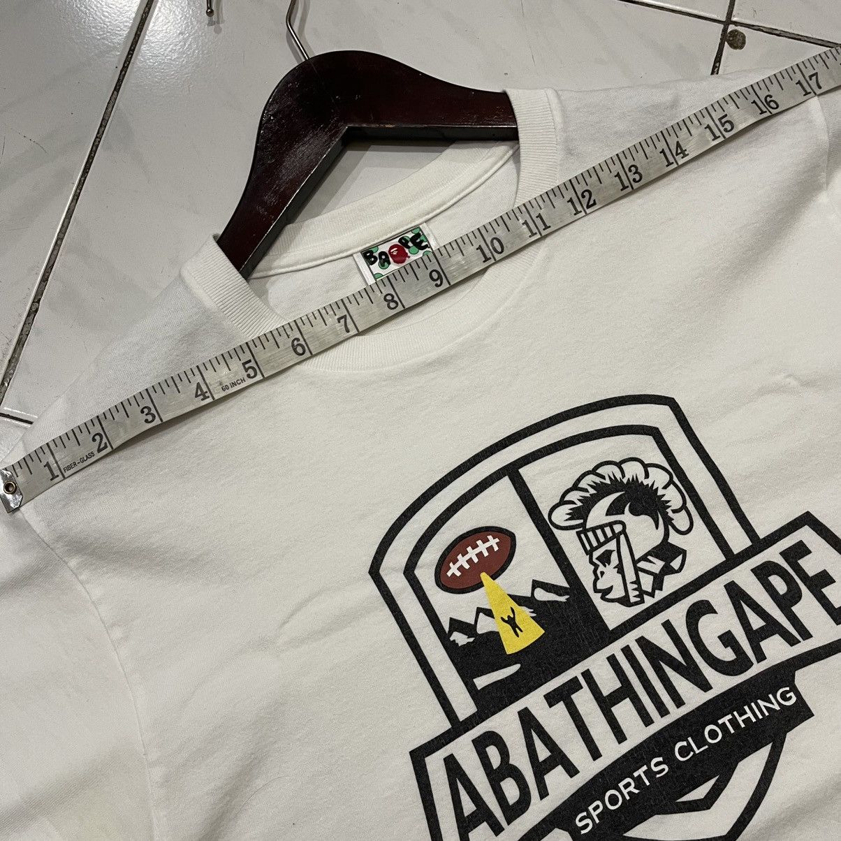 Bape Abathing ape sports clothing tee Size US M / EU 48-50 / 2 - 9 Thumbnail
