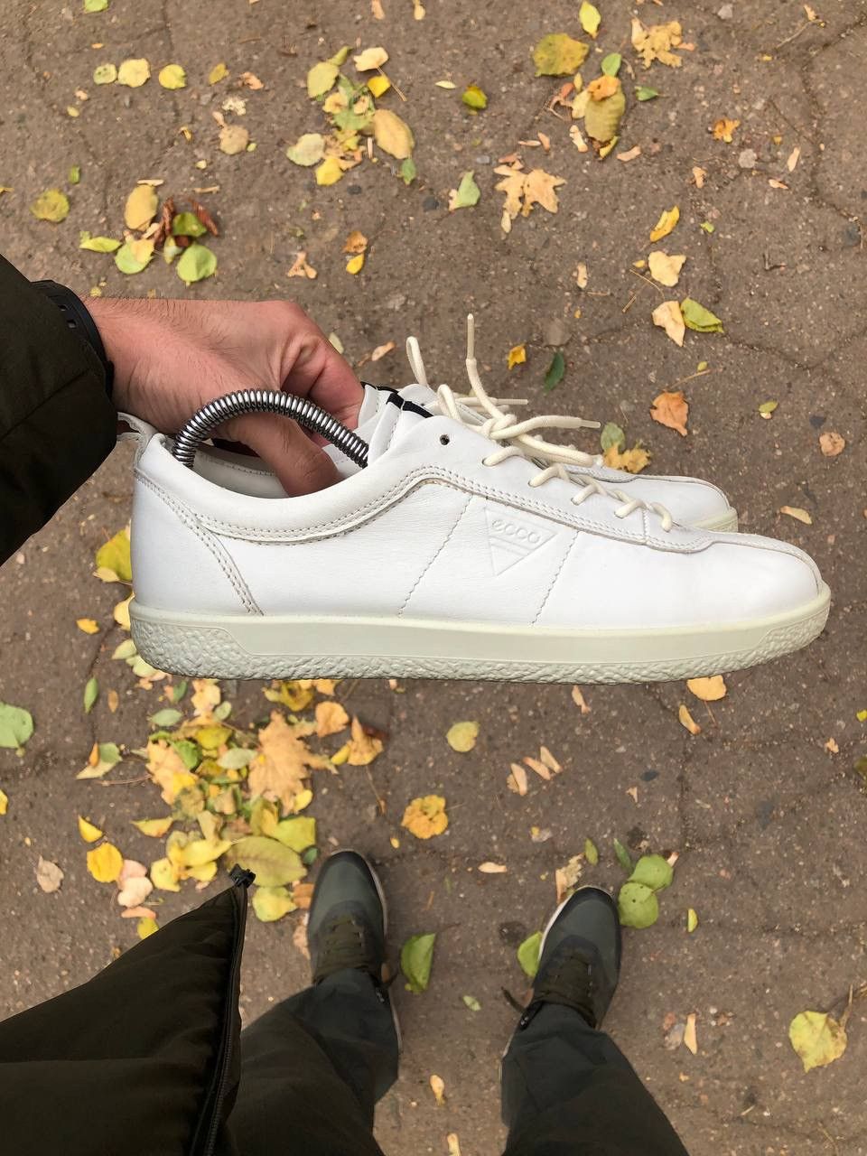 Ecco VERY RARE ECCO DANISH DESIGN LEATHER SNEAKERS DESIGNER DELUX Size US 8 / EU 41 - 10 Thumbnail