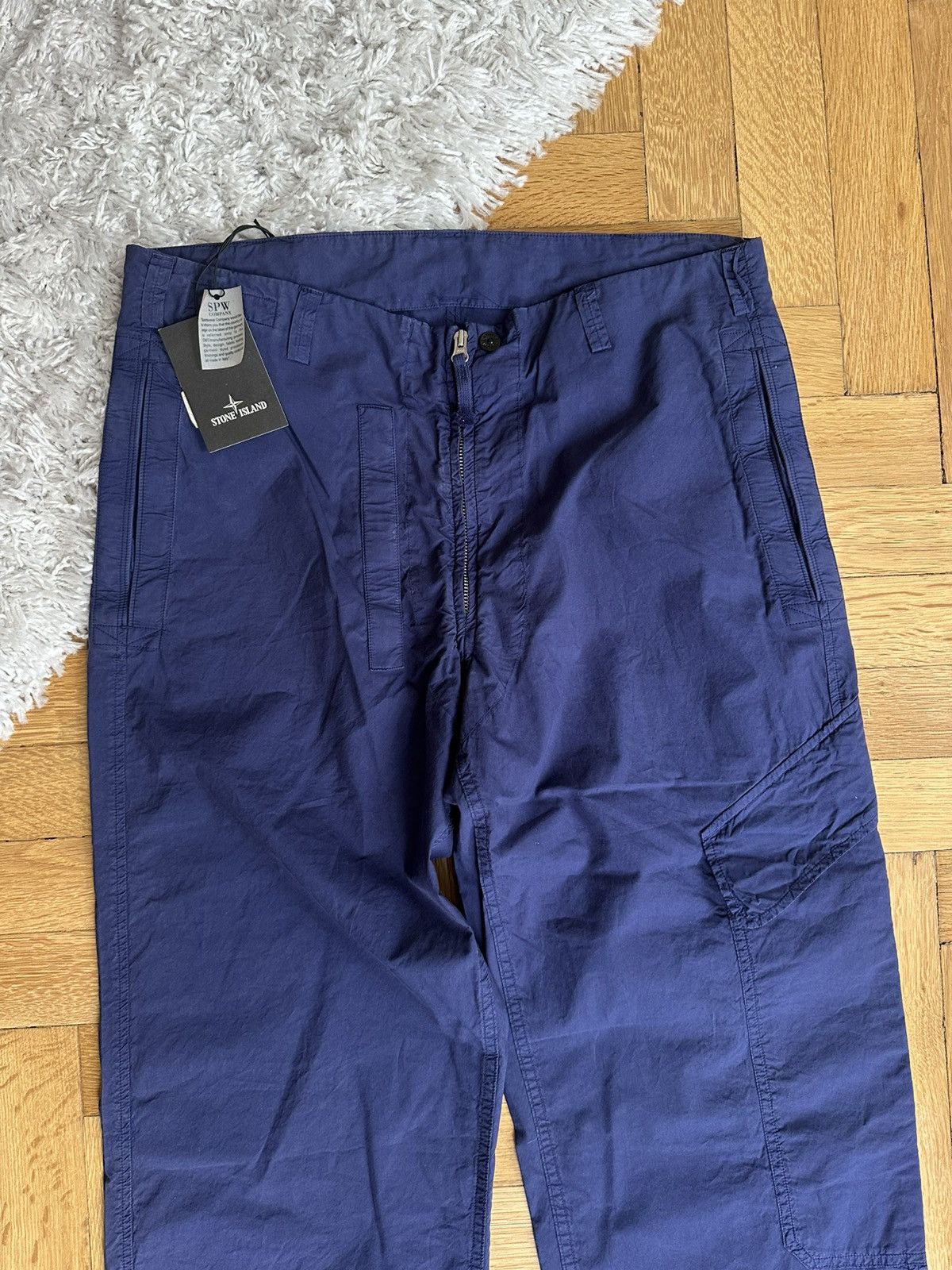 Stone Island Stone Island Vintage Rare 00s Archive Purple Cargo Pants Size US 32 / EU 48 - 1 Thumbnail