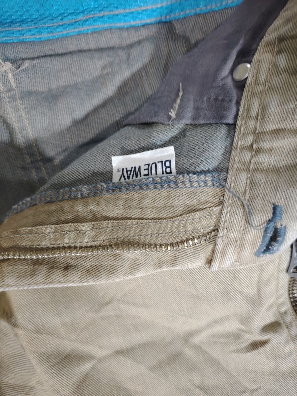 Japanese Brand BLUE WAY Nippon Made Multi-Zip Cargo Trousers Size US 32 / EU 48 - 8 Thumbnail