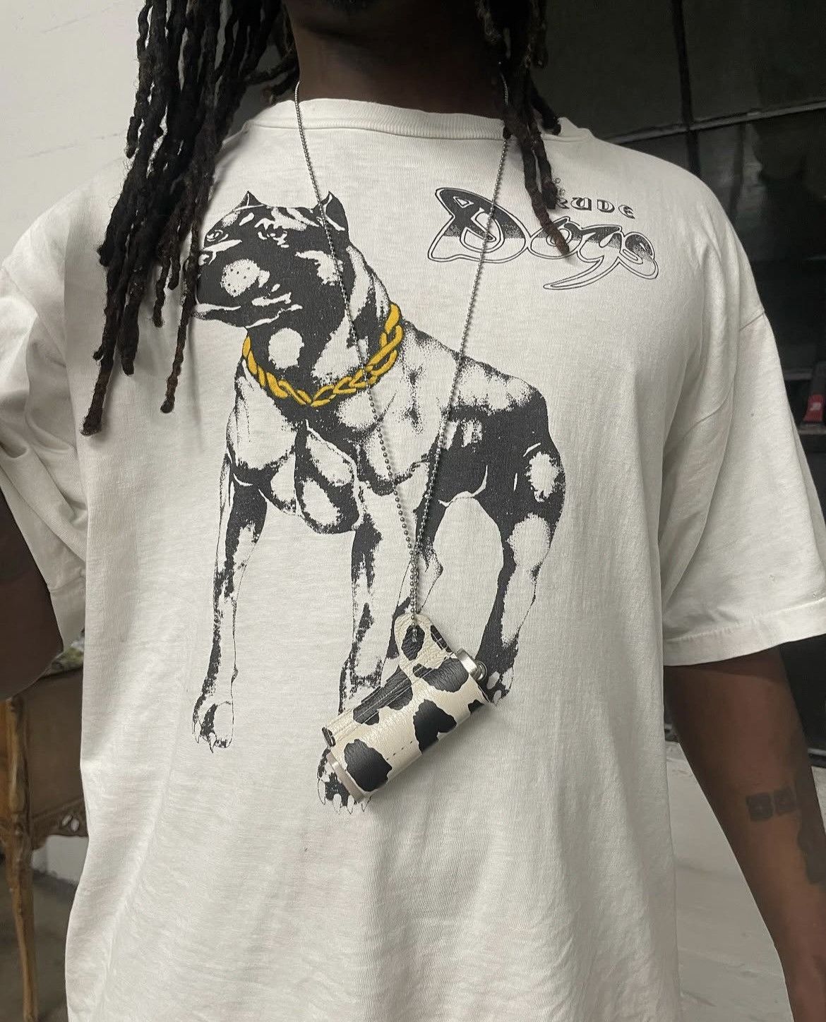 Vintage Vintage RUDE DOGs Bull Terrier Graphic T-Shirt L Size US L / EU 52-54 / 3 - 2 Thumbnail
