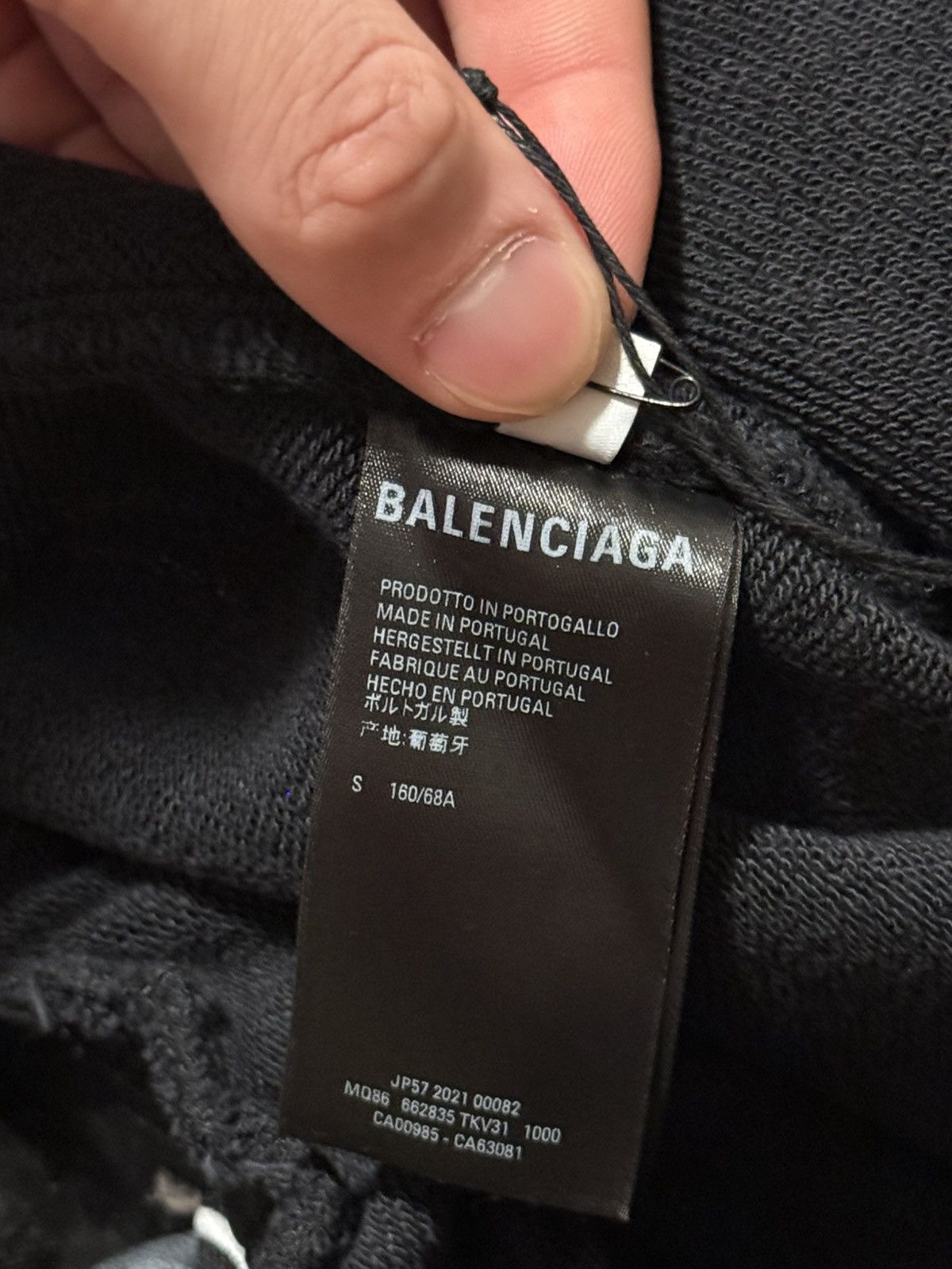 Balenciaga BNWT Balenciaga Paint Sporty B Sweatpants in Black Size US 32 / EU 48 - 8 Thumbnail
