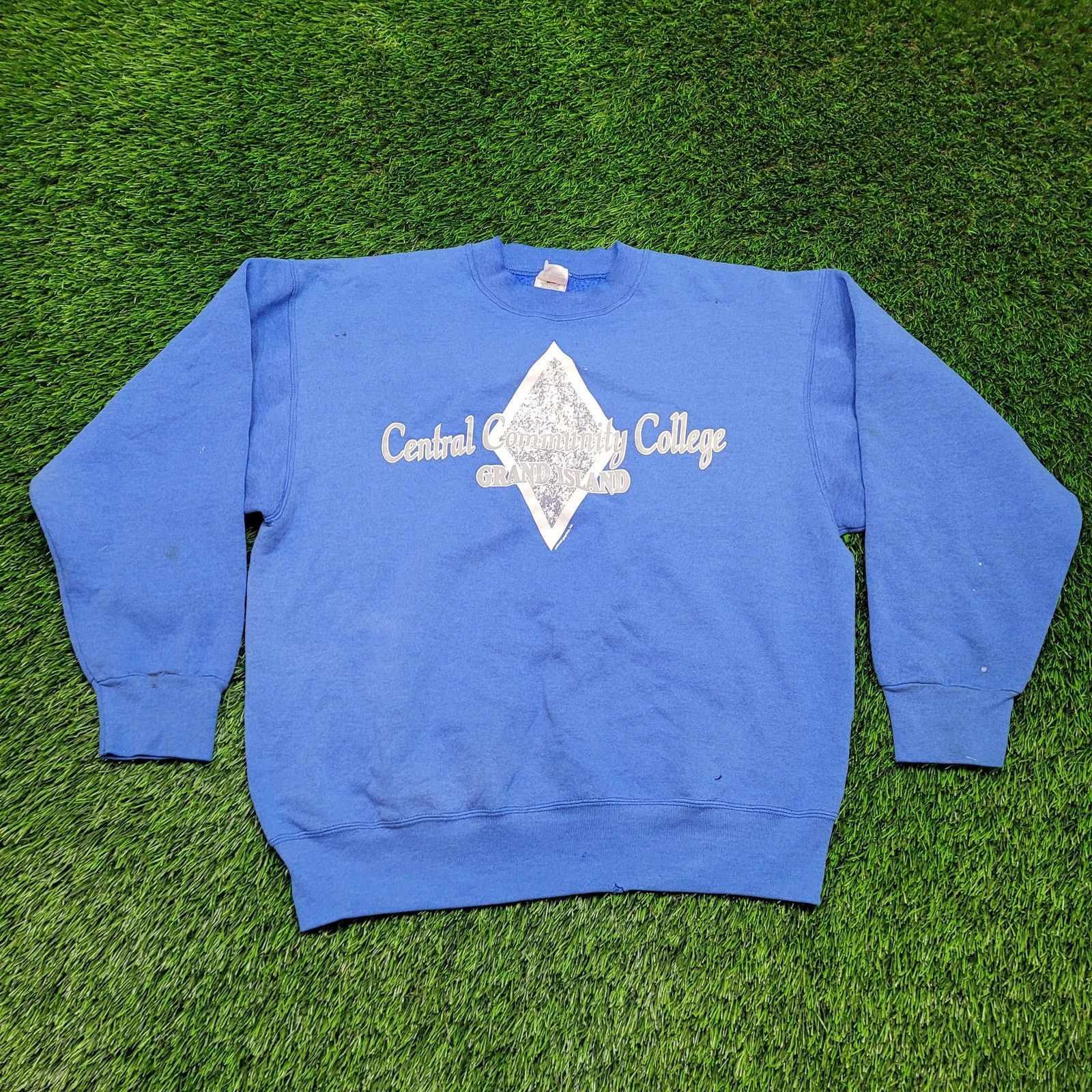 Fruit Of The Loom VTG 90s Fruit of the Loom Boxy Fit College Crewneck L USA Size US L / EU 52-54 / 3 - 1 Thumbnail
