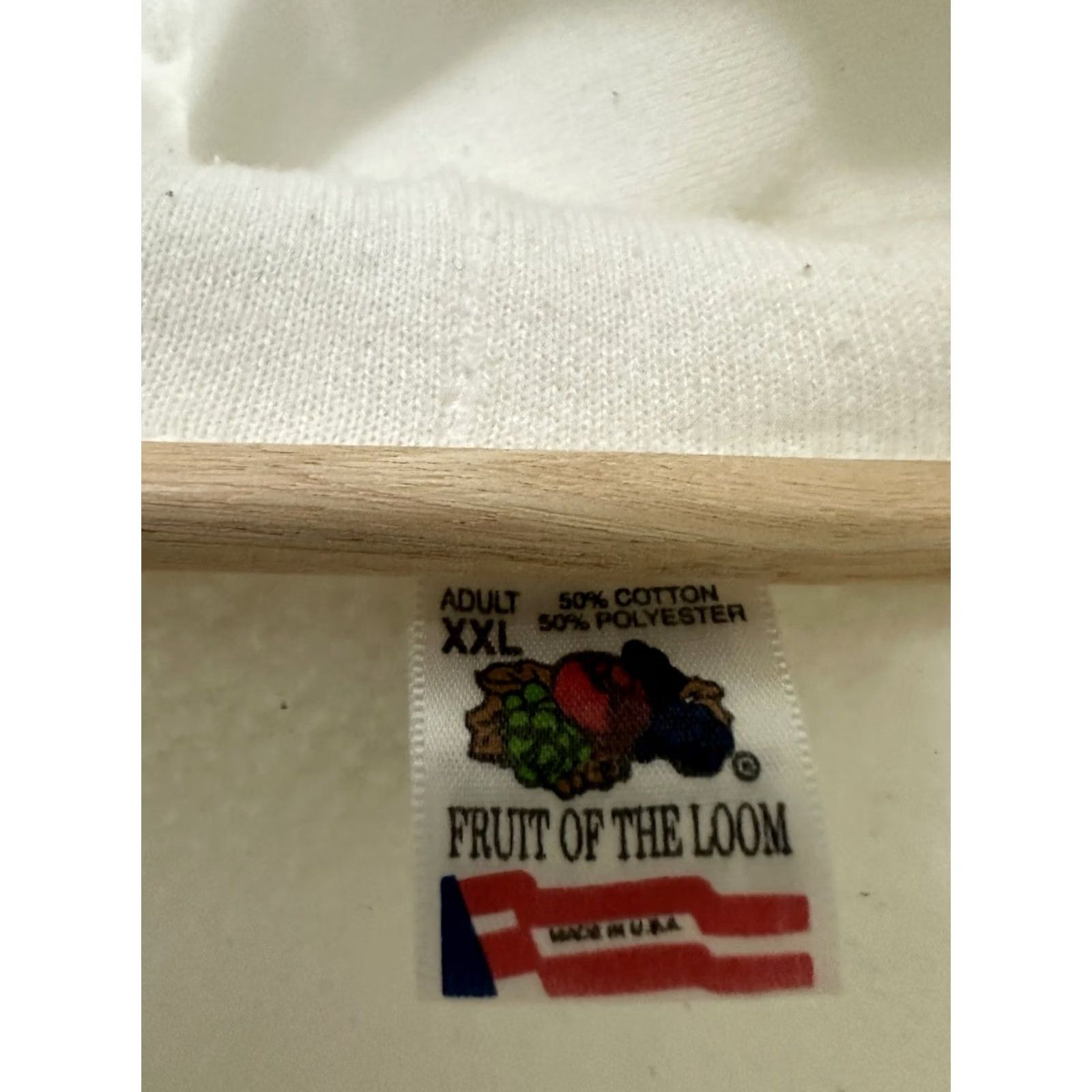 Fruit Of The Loom VTG Zechariah 1:3 U Turn Christian Jesus Lord God Return to Me Hoodie 2XL White Mens Hoodie Size US XXL / EU 58 / 5 - 3 Thumbnail