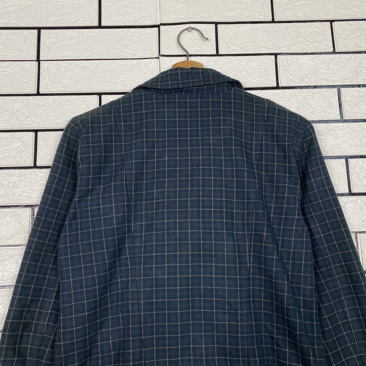 Issey Miyake 📌Biker Jacket Double Collar Nicole Club Tartan Bondage Size US M / EU 48-50 / 2 - 10 Thumbnail