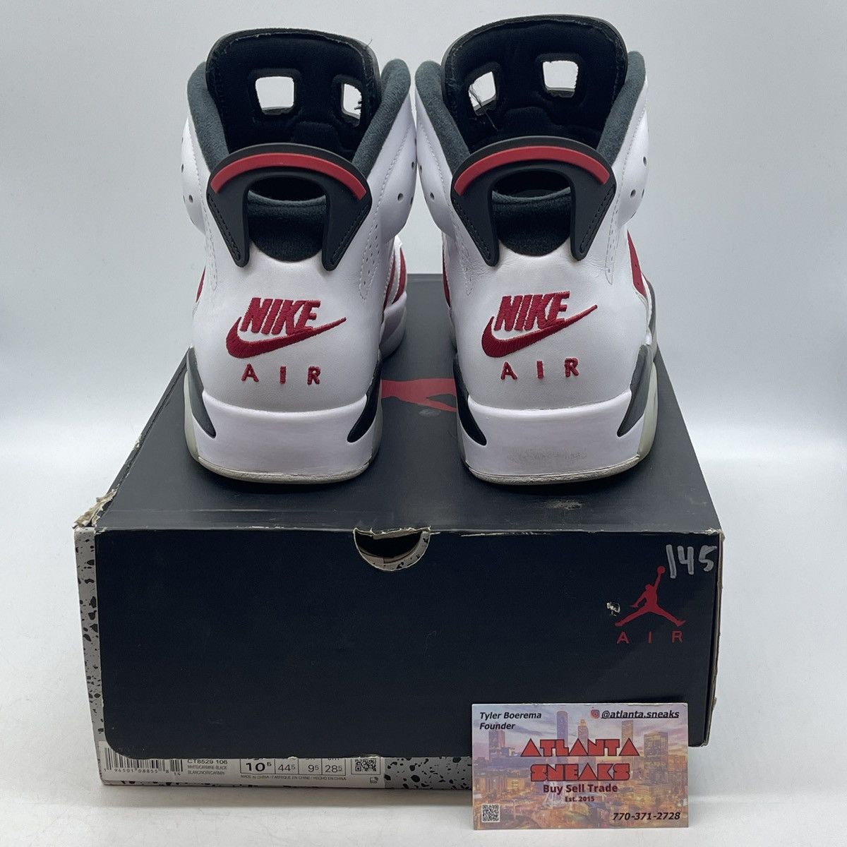 Jordan Brand Air Jordan 6 carmine Size US 10.5 / EU 43-44 - 3 Thumbnail