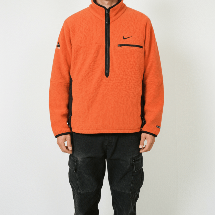 Nike × Nike ACG Nike Nikelab ACG Pullover Shell Jacket Team Orange