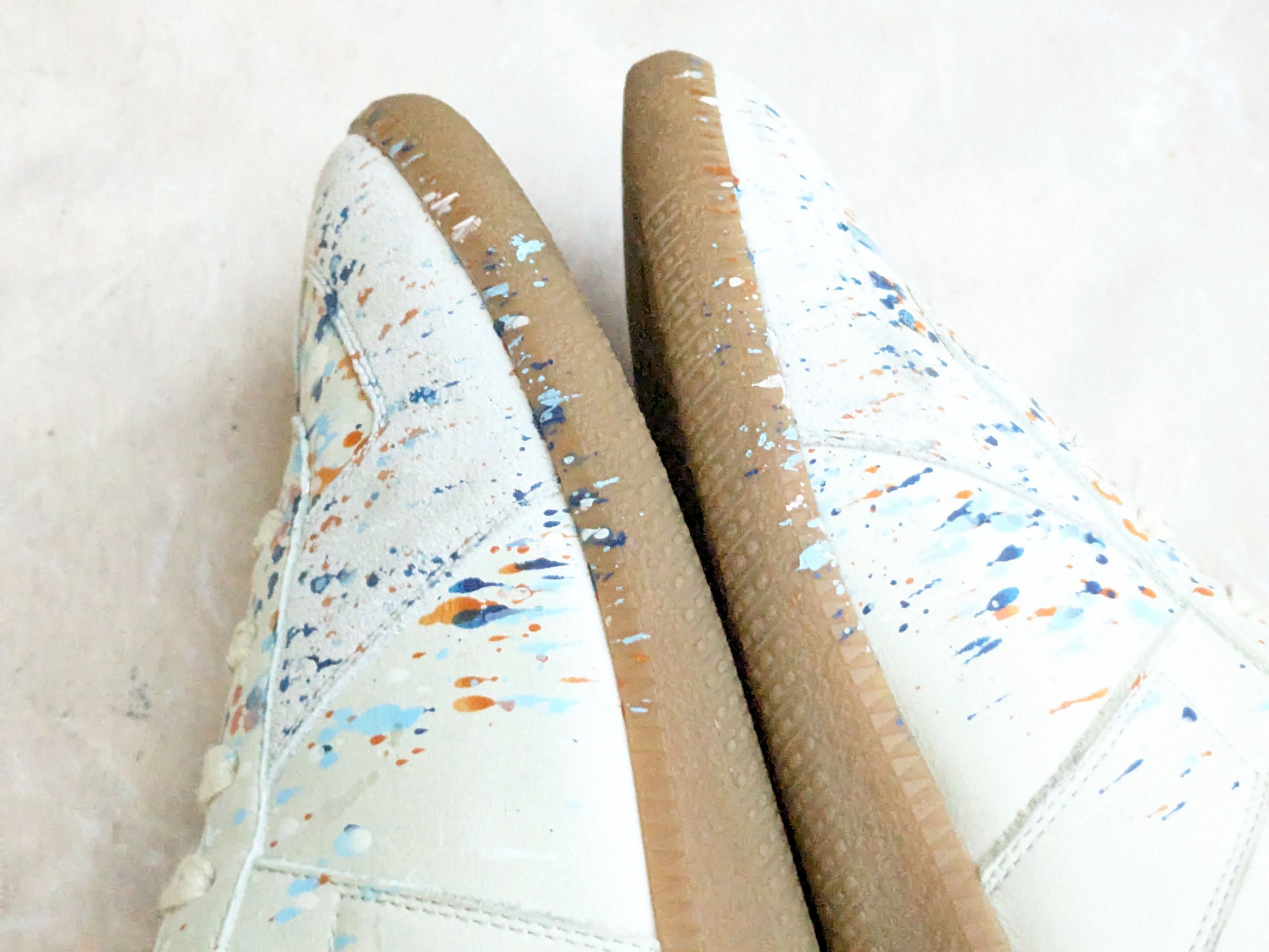 Maison Margiela Maison Margiela Replica GAT Paint Splatter Gray 10 43 Size US 10 / EU 43 - 10 Thumbnail