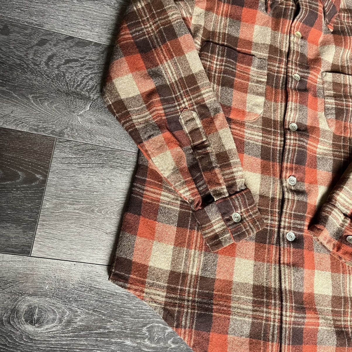 Pendleton × Vintage Vintage 1980s Pendleton Woolen Mills Flannel Button Up Shirt Size US L / EU 52-54 / 3 - 4 Thumbnail