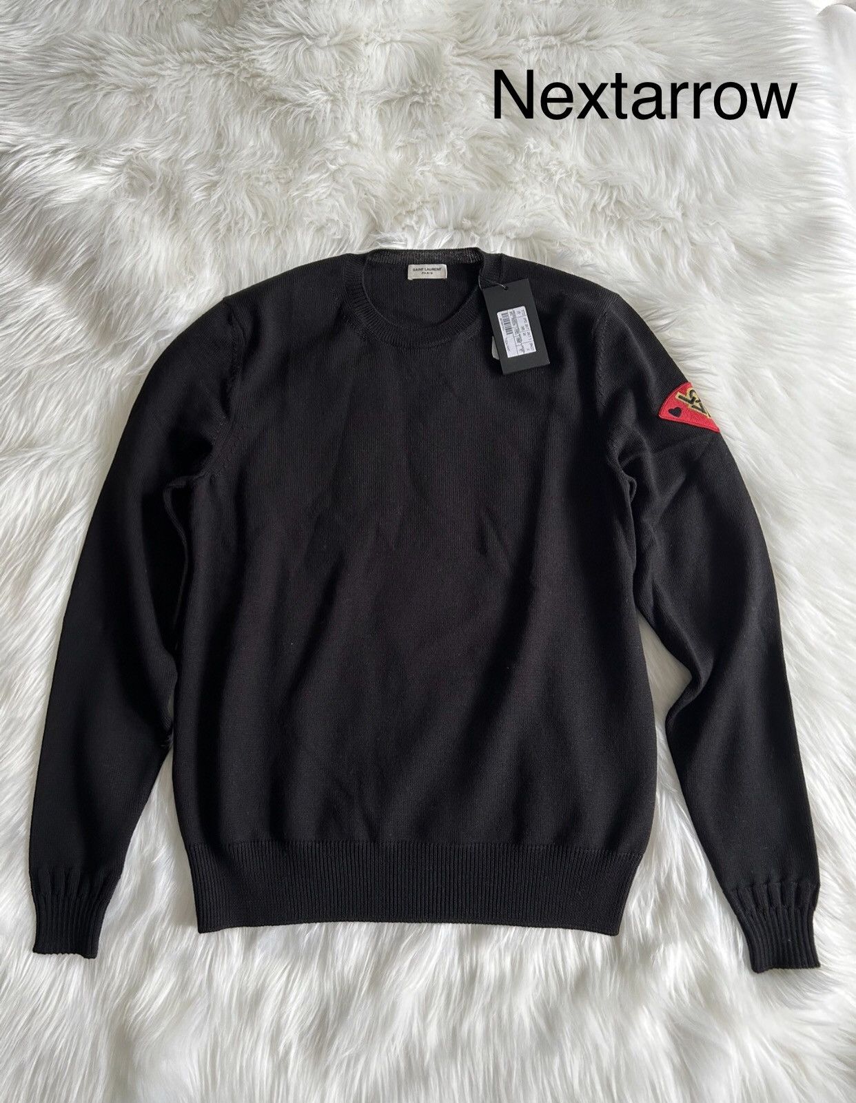 Saint Laurent Paris × Yves Saint Laurent Saint Laurent wool sweater knitted sweater2412-Nextarrow Size US M / EU 48-50 / 2 - 1 Thumbnail