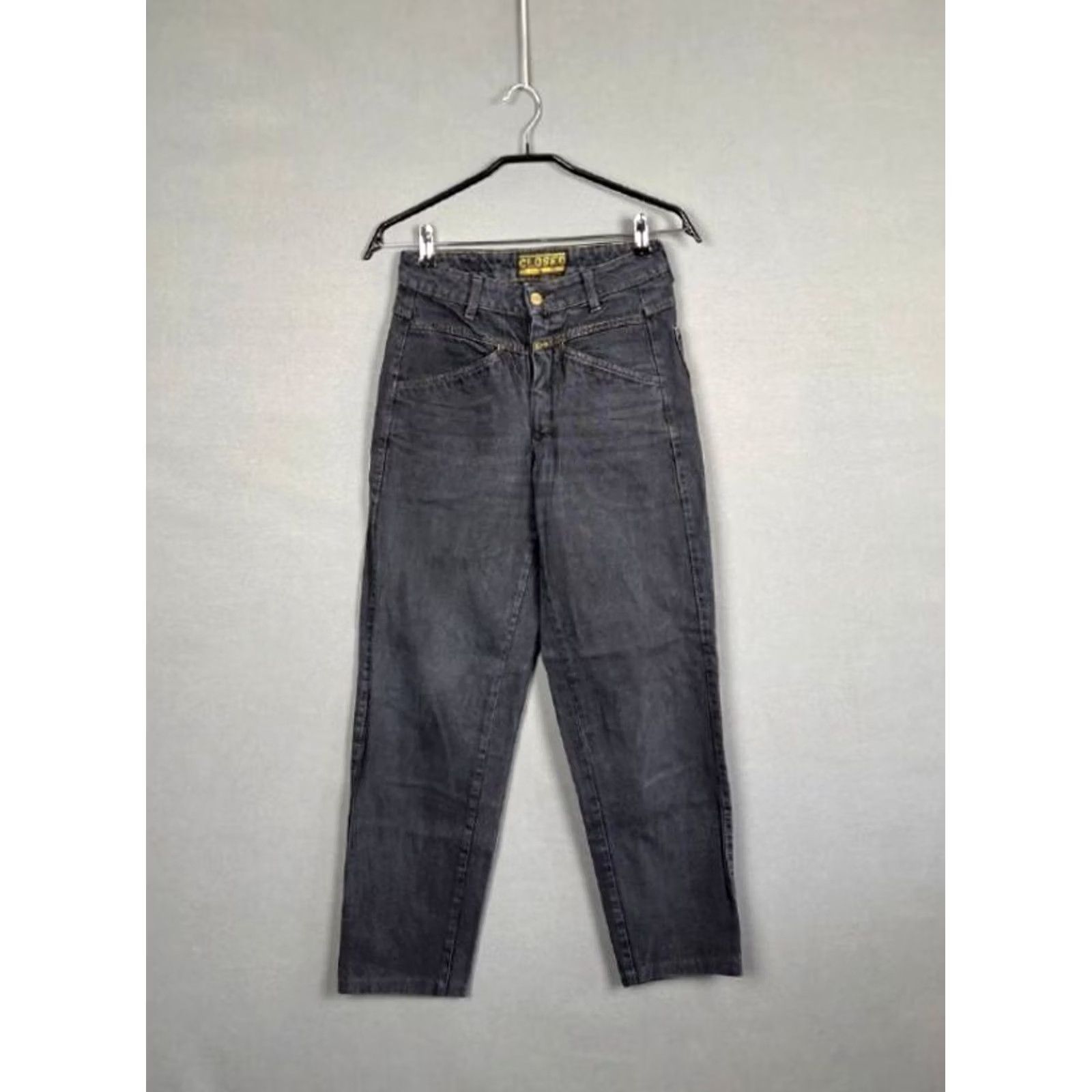 CLOSED Closed Black Denim Jeans 28 Straight Leg Stretch Belt Loop Women's Jeans Regular Size 28 Black Color Clothing Size 28" / US 6 / IT 42 - 2 Thumbnail