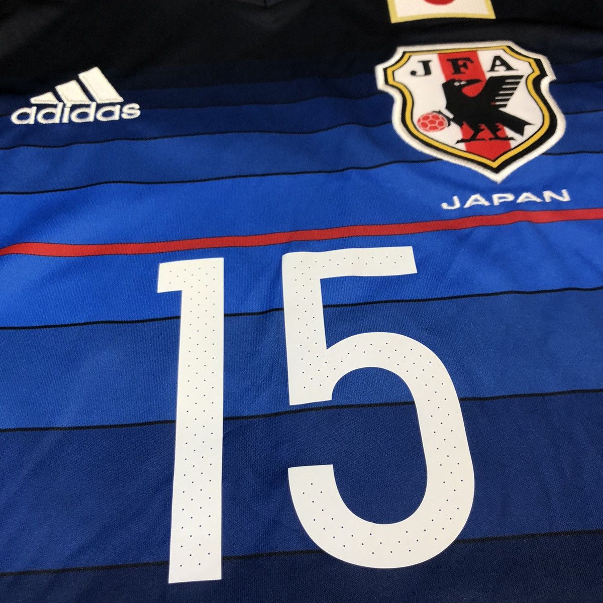 Adidas Japan 16/17 home shirt #15 Kanazaki (Bnwt) Size US S / EU 44-46 / 1 - 4 Thumbnail