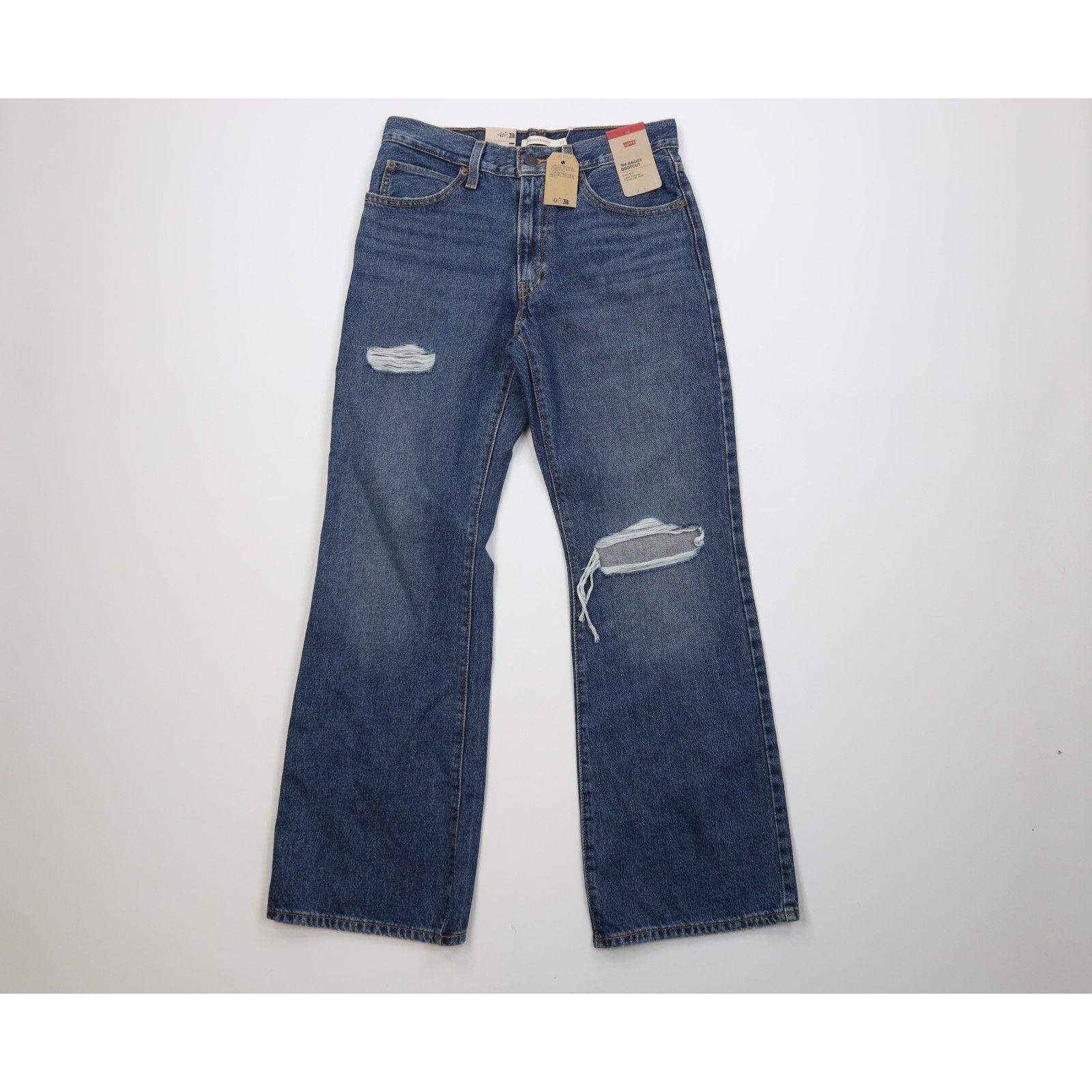 Levi's Deadstock New Levis 94 Baggy Bootcut Wide Leg Jeans Size 27" / US 4 / IT 40 - 1 Thumbnail
