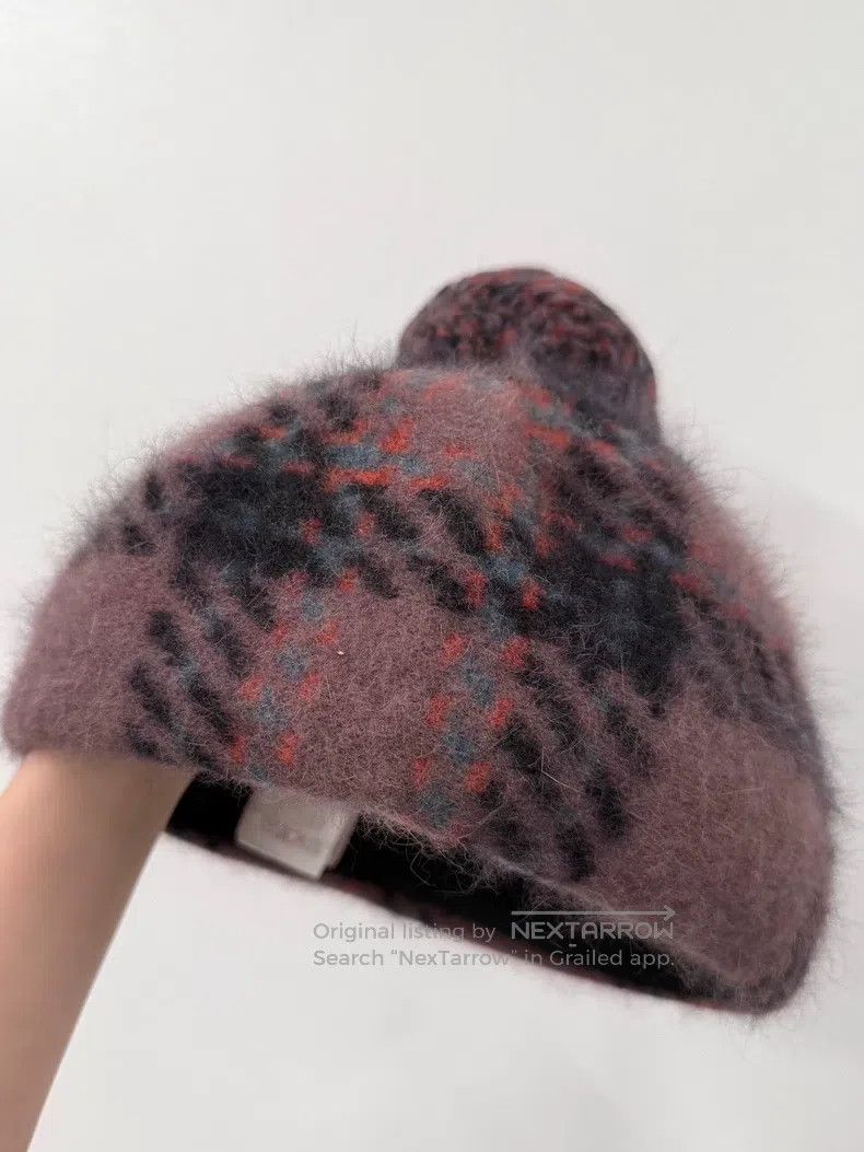 Vivienne Westwood Vivienne Westwood Vintage Beret, Tartan, Pom Pom Hat, Pure Size ONE SIZE - 8 Thumbnail