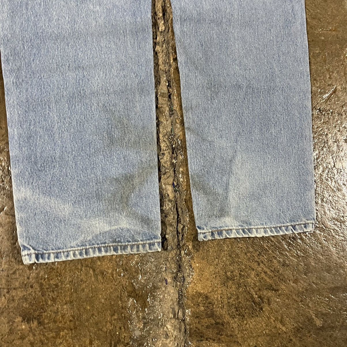 Levi's × Vintage Crazy Vintage Levi's 550 Jeans Faded Y2K Light Wash Skater Size US 34 / EU 50 - 7 Thumbnail