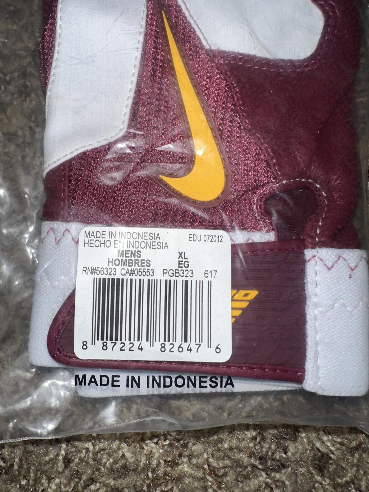Nike Nike Adult Promo Diamond Elite Pro II Batting Gloves Sample Size ONE SIZE - 9 Thumbnail