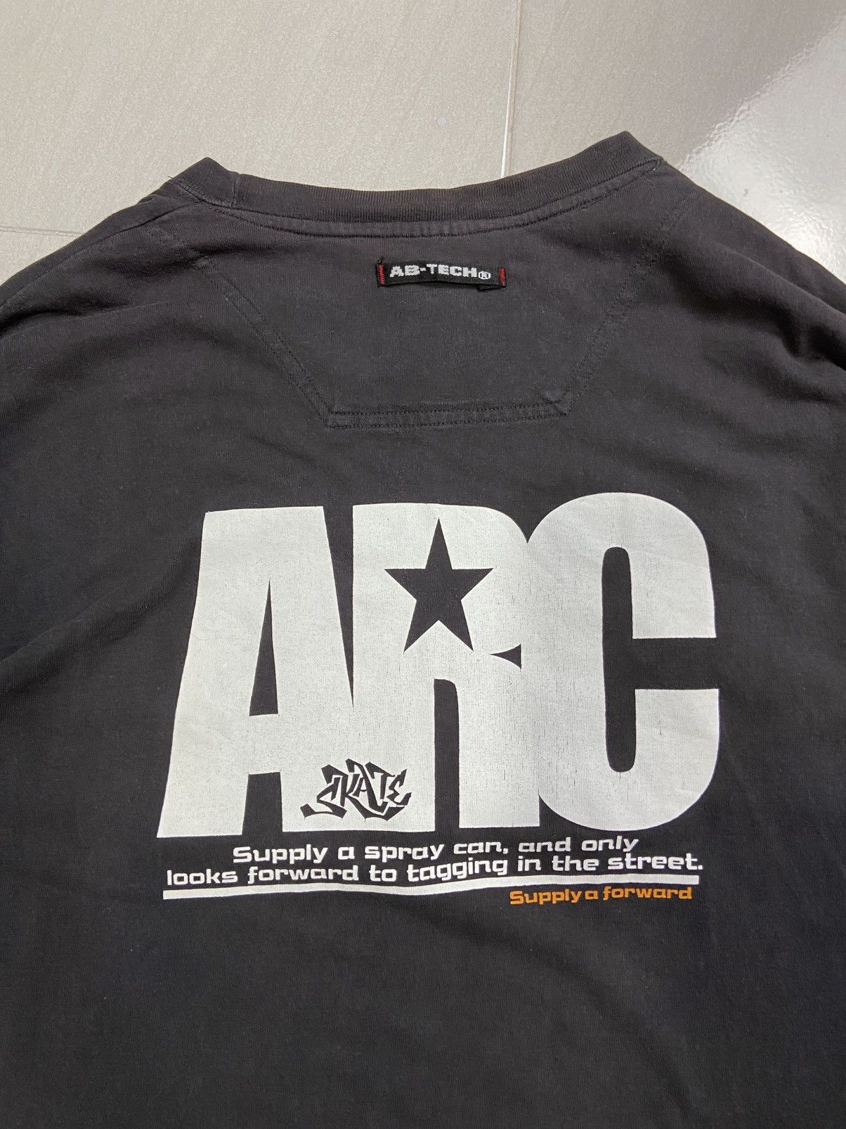 Japanese Brand AB TECH Big logo pullover sweatshirt Size US XL / EU 56 / 4 - 6 Thumbnail