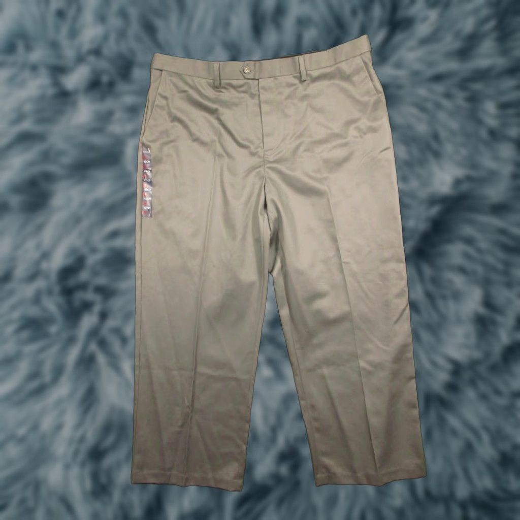 Croft & Barrow Croft & Barrow Pants Men 42x29 Gray Classic Premium No Iron Slacks NEW Mens Size US 42 / EU 58 - 1 Thumbnail