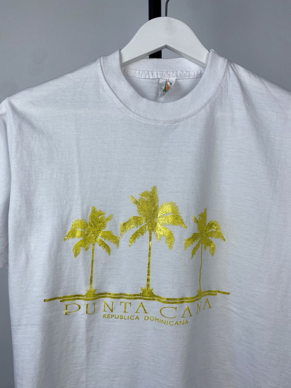 Band Tees × Vintage Vintage 90s Dominican Republic Spanish Graphic Tee Size US M / EU 48-50 / 2 - 3 Thumbnail