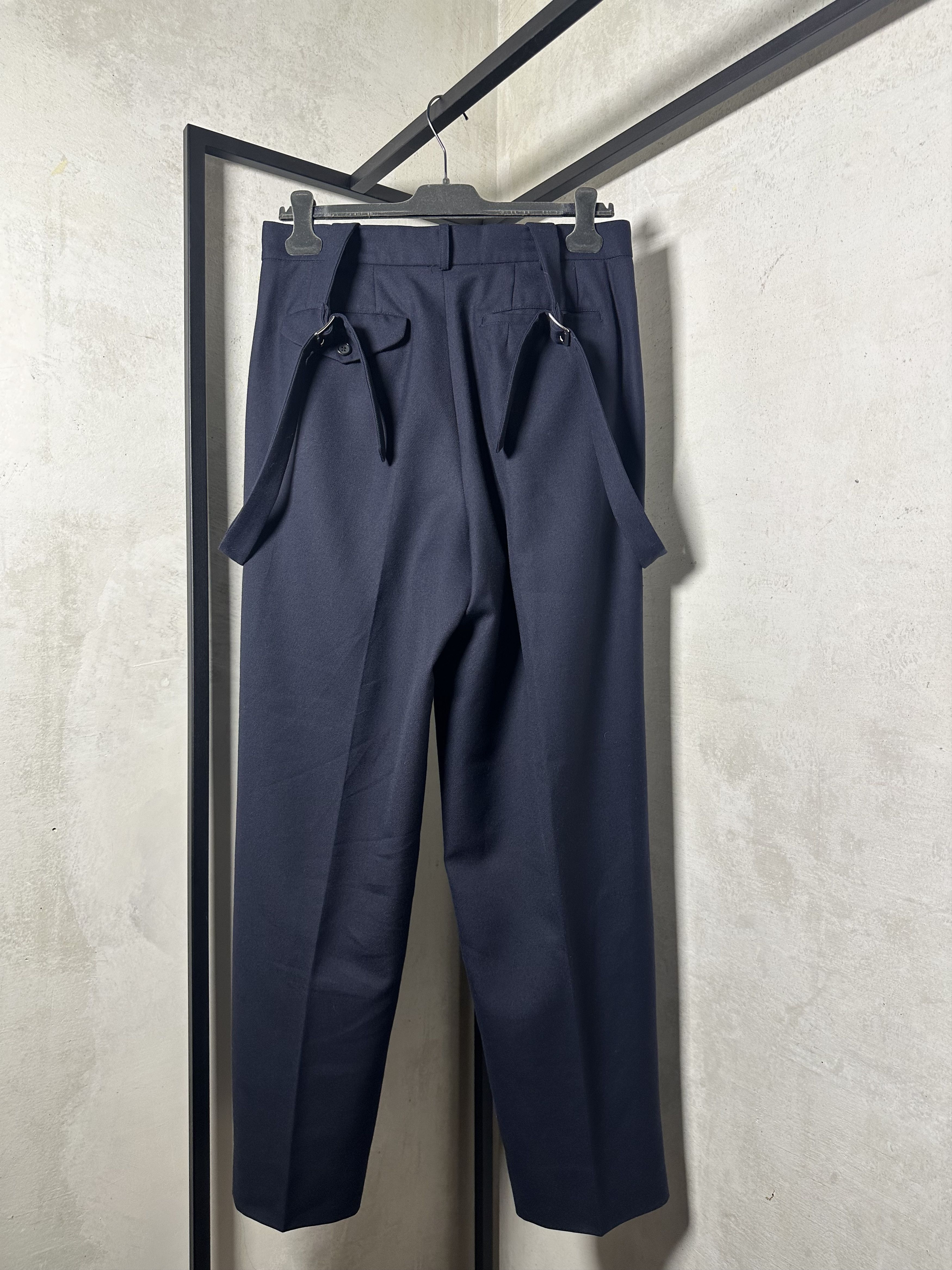 Comme des Garcons Comme Des Garcons Shoulder Strap Wool Trousers In Blue Size 28" / US 6 / IT 42 - 8 Thumbnail