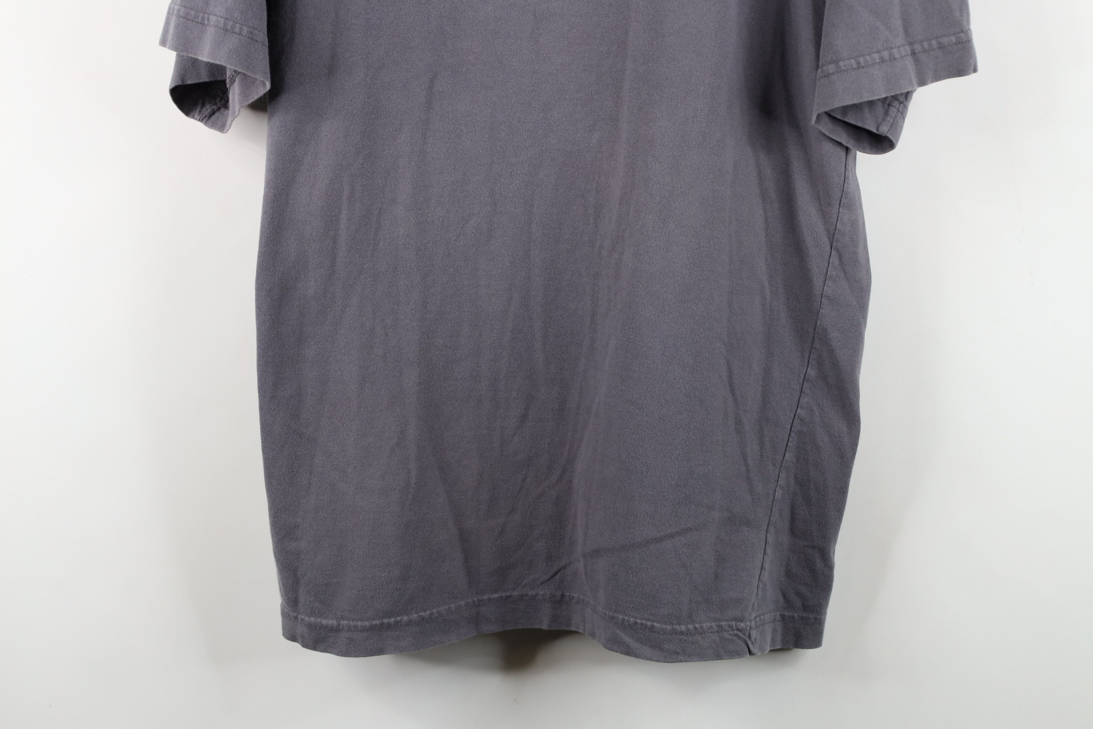 Vintage Vintage 90s Y2K Streetwear Faded Blank Cotton T-Shirt Gray Size US M / EU 48-50 / 2 - 3 Thumbnail